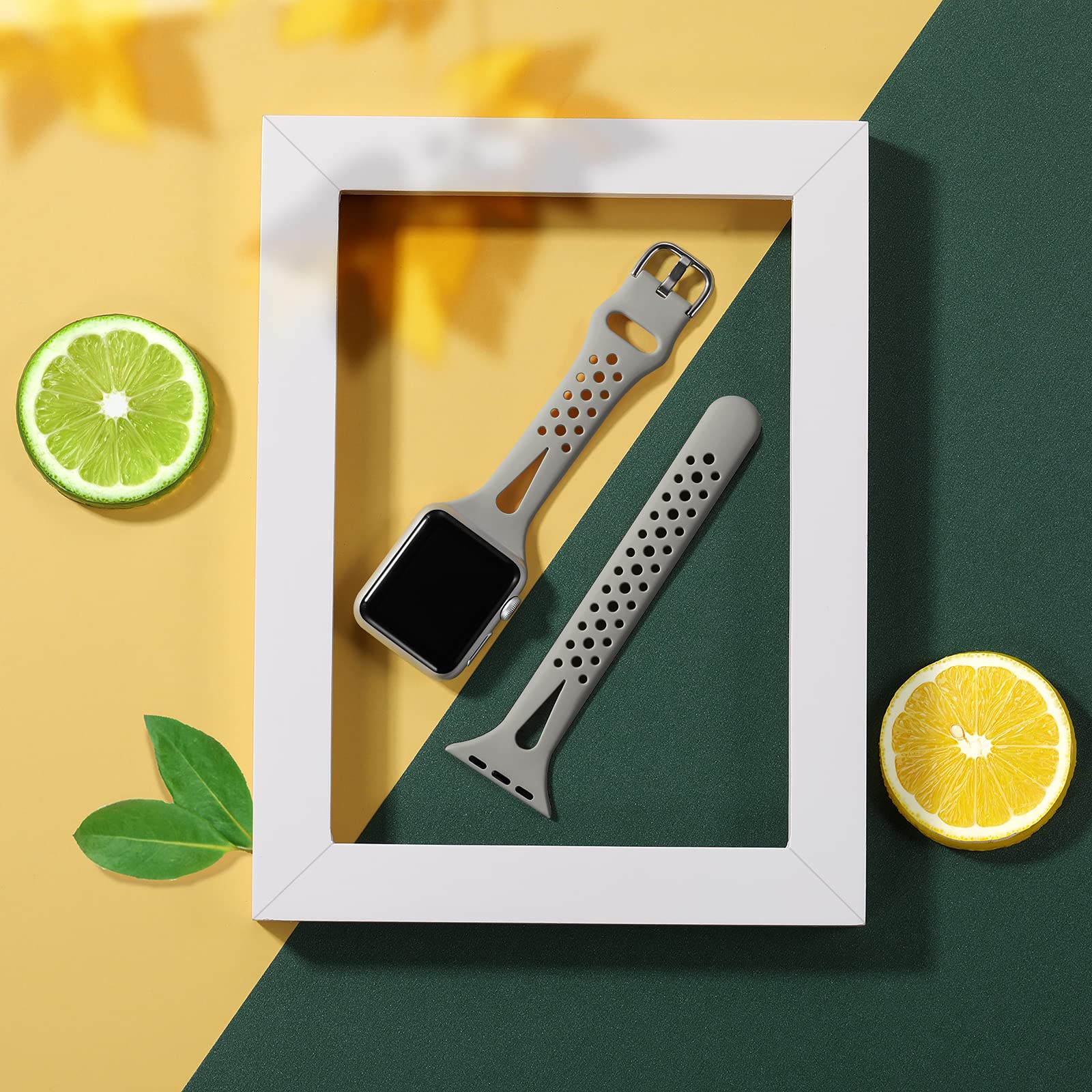 Getino Compatible With Apple Watch Band 45Mm 44Mm 42Mm 49Mm For Women Men, Slim Sport Bands, For Iwatch Ultra & Iwatch Se 1/2 Iw