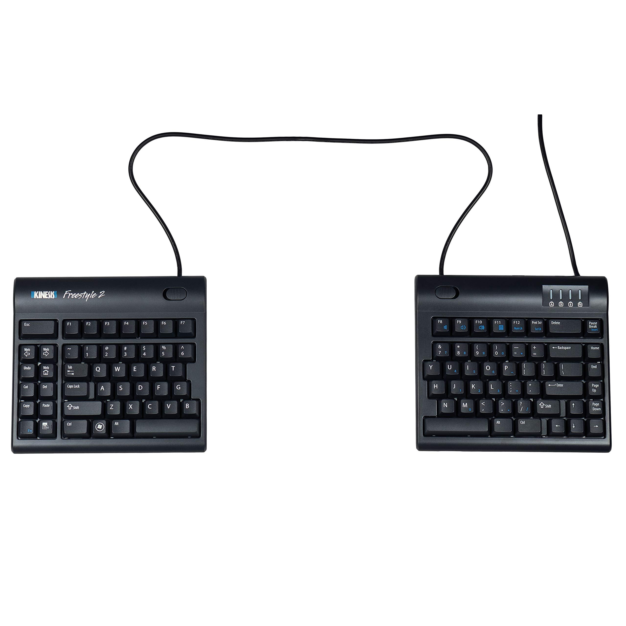 Kinesis Bluetooth Freestyle2 Ergonomic Keyboard For Pc (20'' Extended Separation)