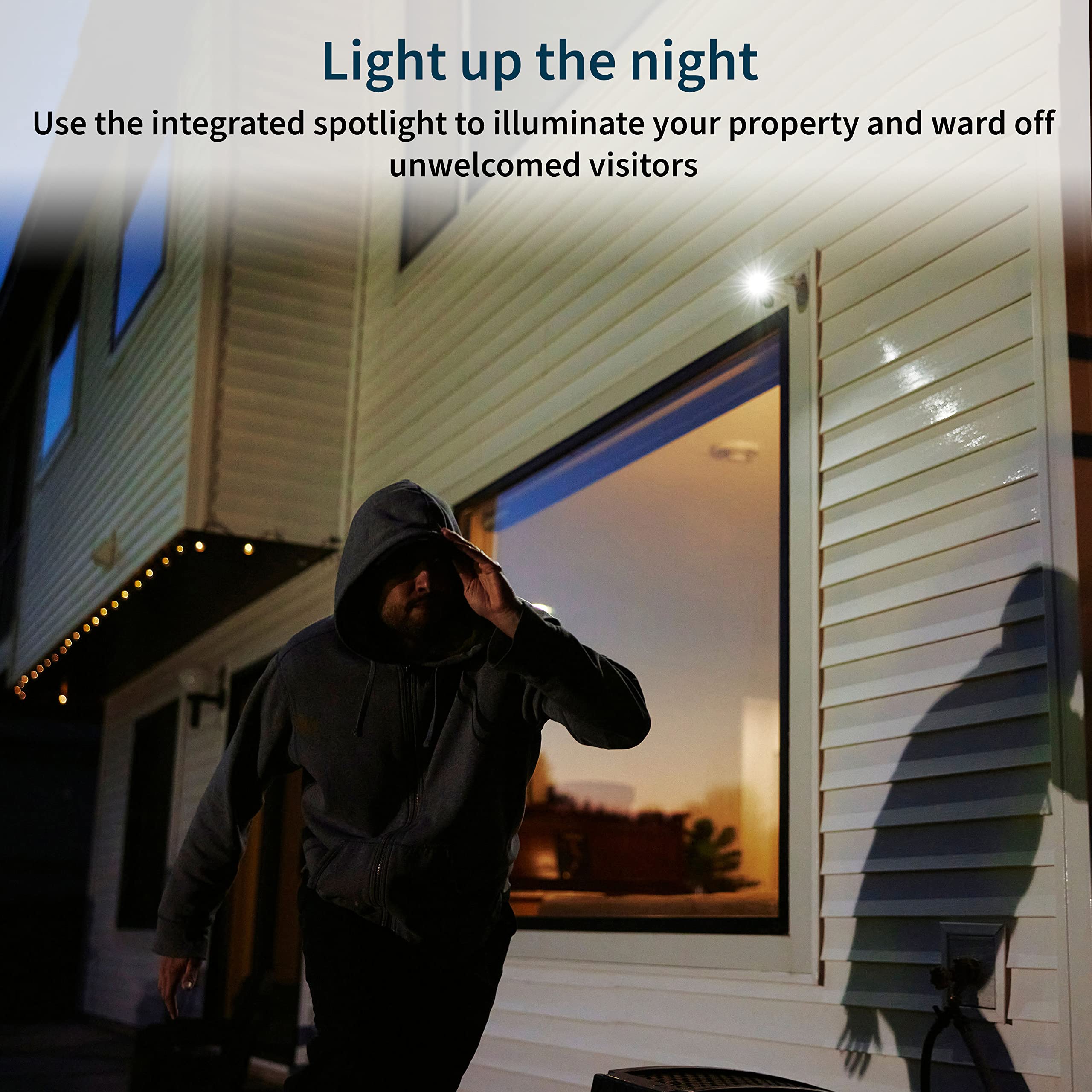 Arlo Pro 5S 2K Spotlight Camera - Wireless Home Security Camera With Spotlight, Color Night Vision, Dual-Band Wi-Fi & 2-Way Audi