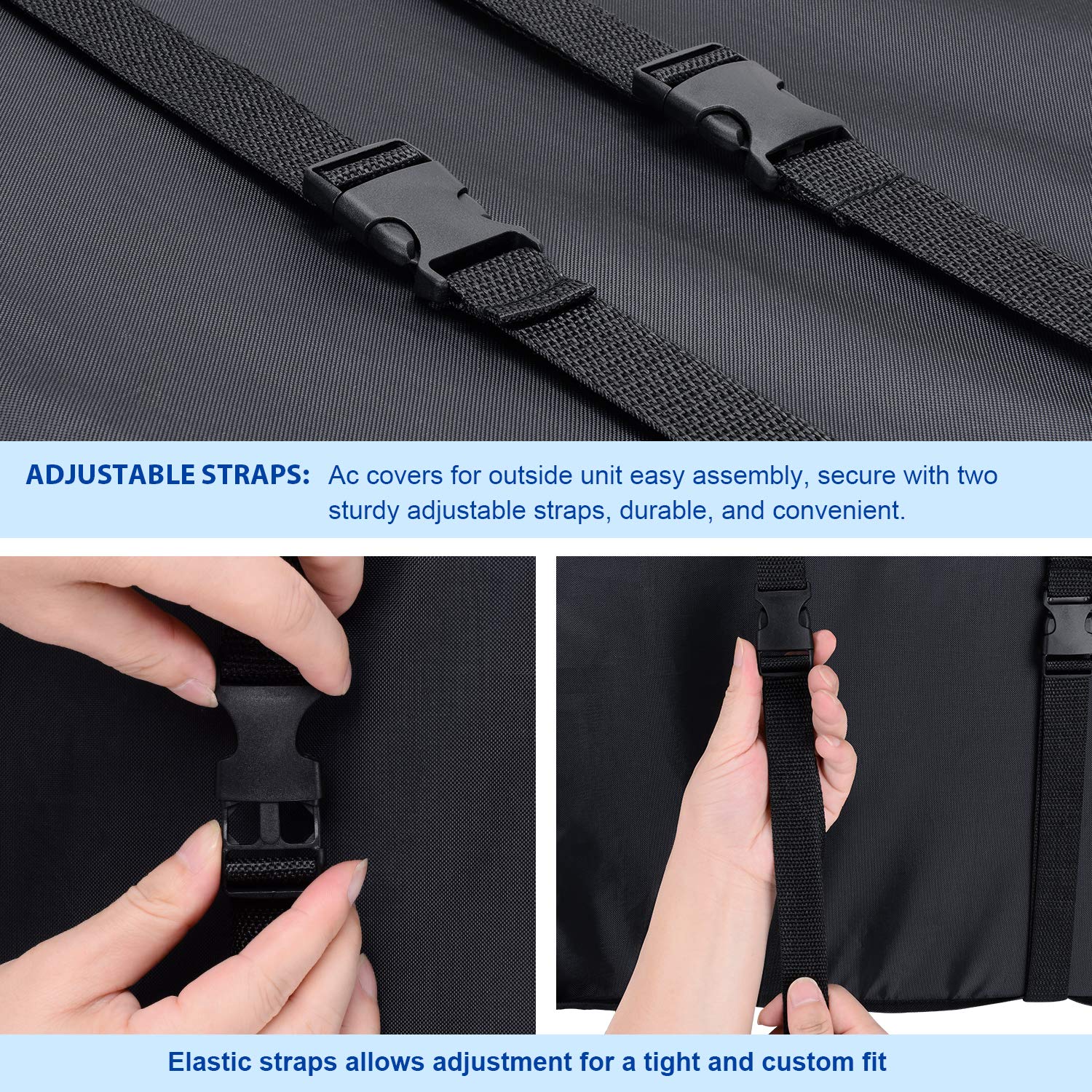 Kylinlucky Air Conditioner Covers For Window Units Outside Ac Cover 27.5W X 25D X 19H Inches