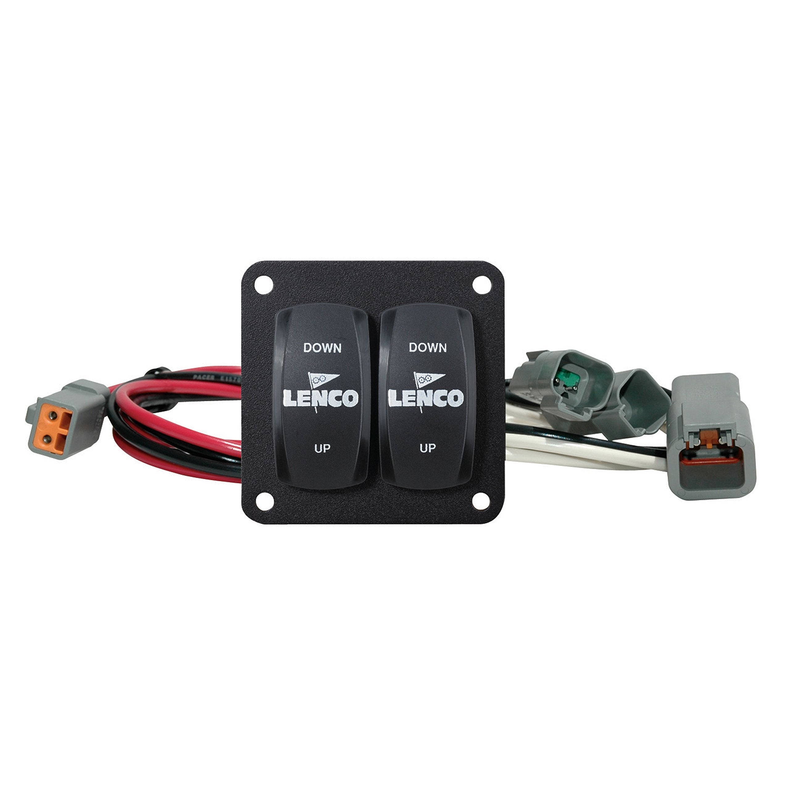Lenco 10222 211D Trim Tab Switch Kit, Double Rocker