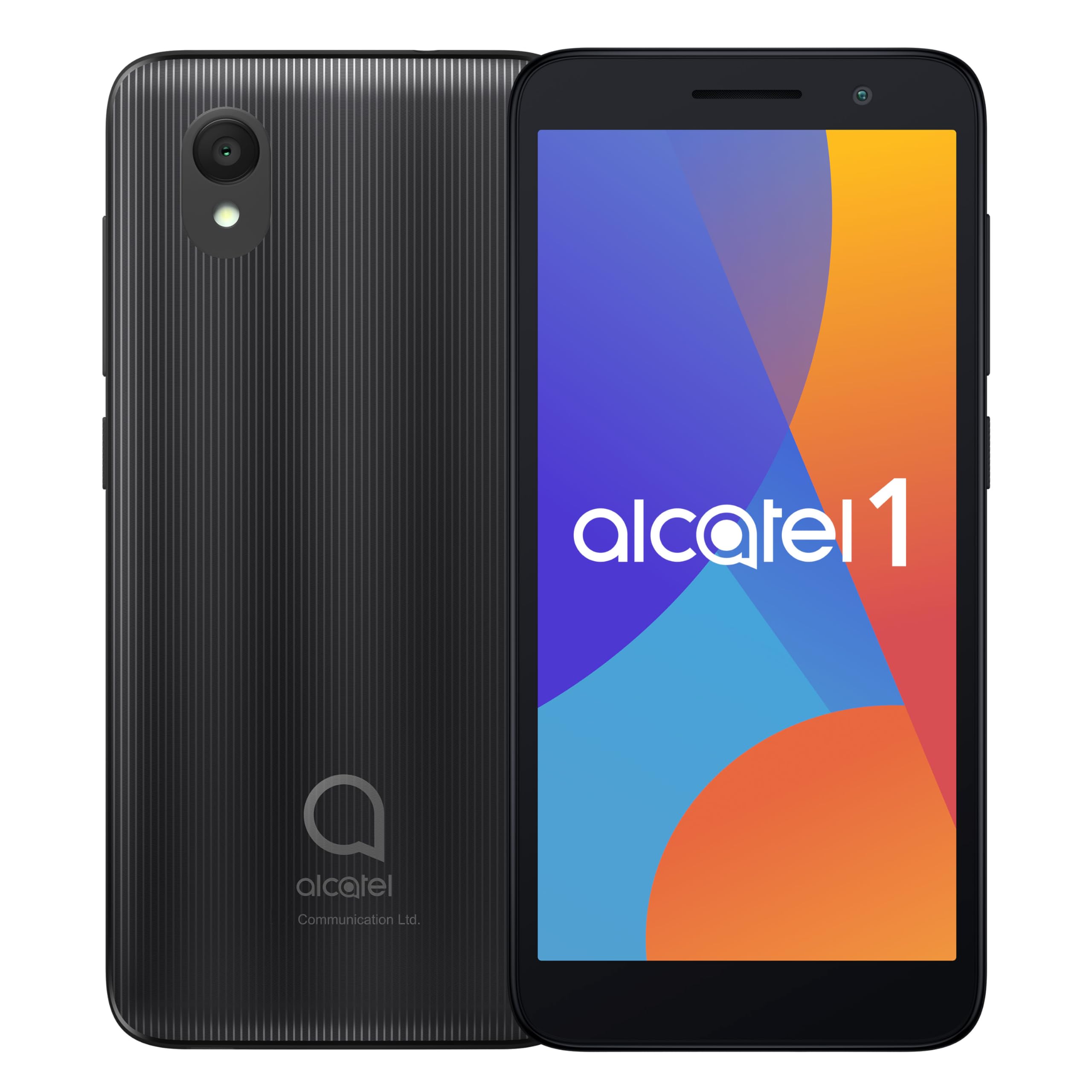 Alcatel 1 (32GB) 5.0 Full View Display - Removable Battery - Dual SIM GSM Unlocked US & Global 4G LTE International Version - Vo