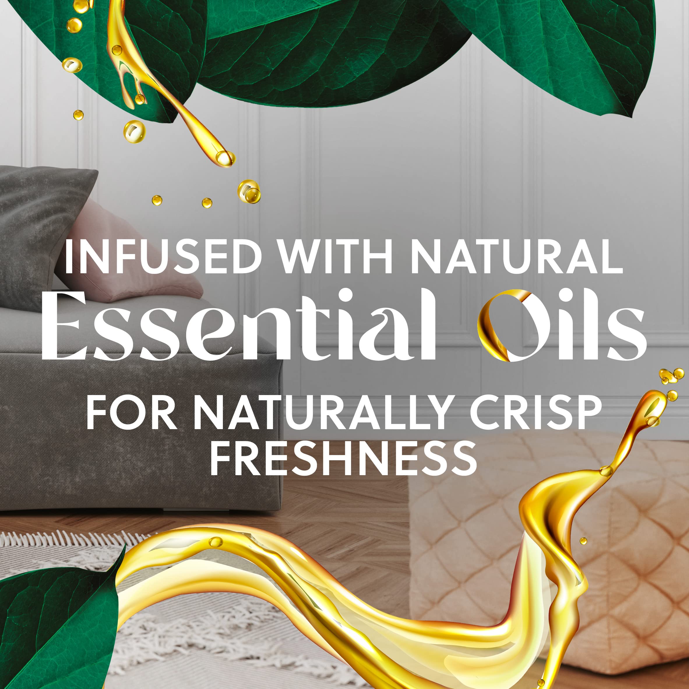 Air Wick Plug In Scented Oil Refill, 2 Ct, Fresh Linen, Air Freshener, Essential Oils