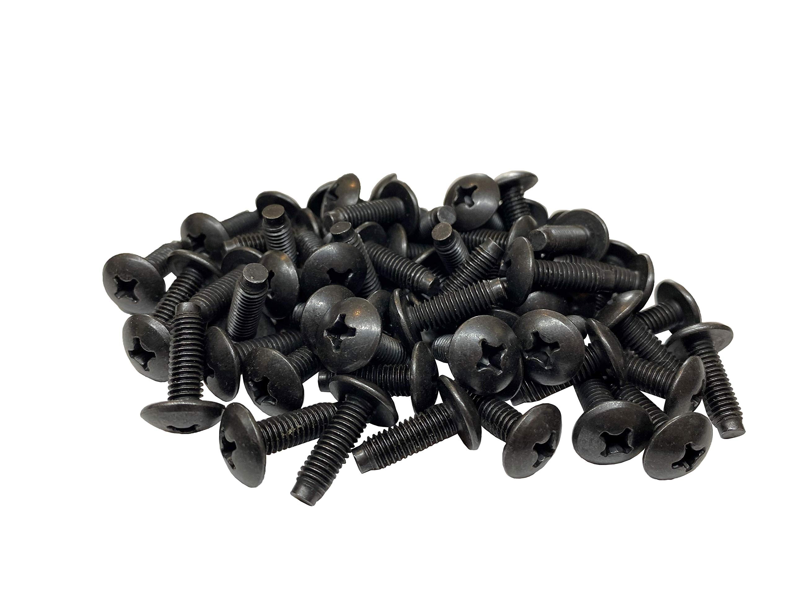 RackGold M6 Rack Screws 50 Pack - USA Made