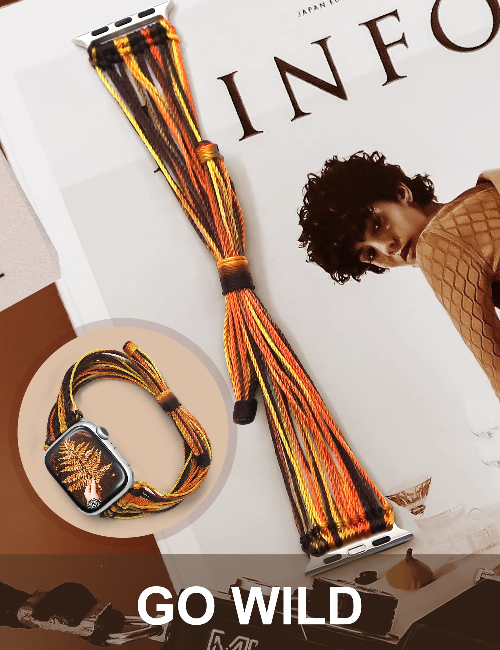 Jr.Dm Boho Watch Band, Compatible With Apple Watch Band 8/Se/7/6/5/4/3/2/1 38Mm 40Mm 42Mm For Girls Women 40Mm Women Band Christ