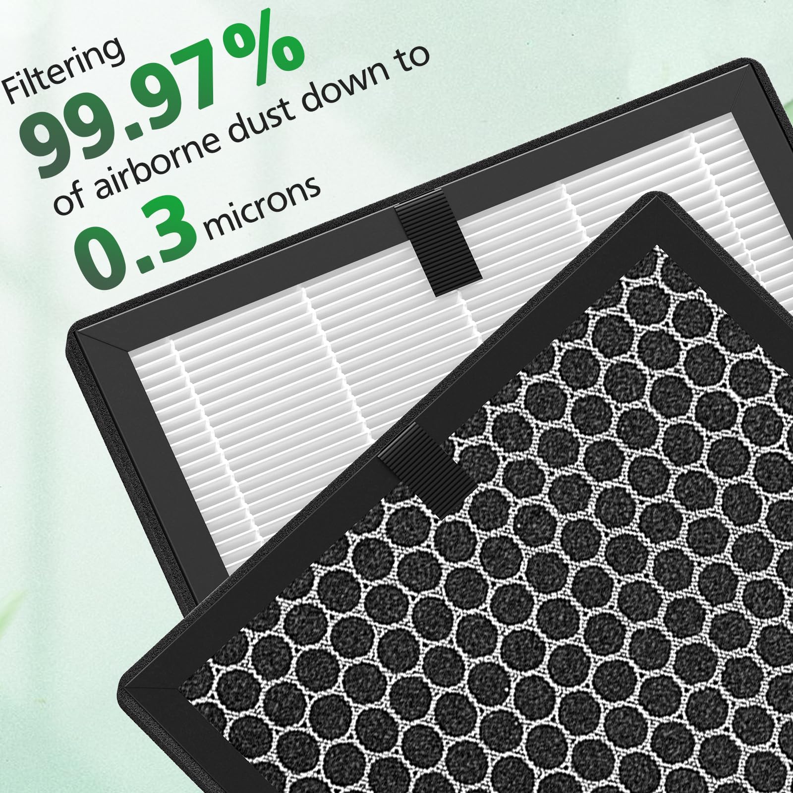 Isinlive True Hepa Replacement Filter Compatible With Okaysou Airmax 8L Air Purifier - Thumbnail 2