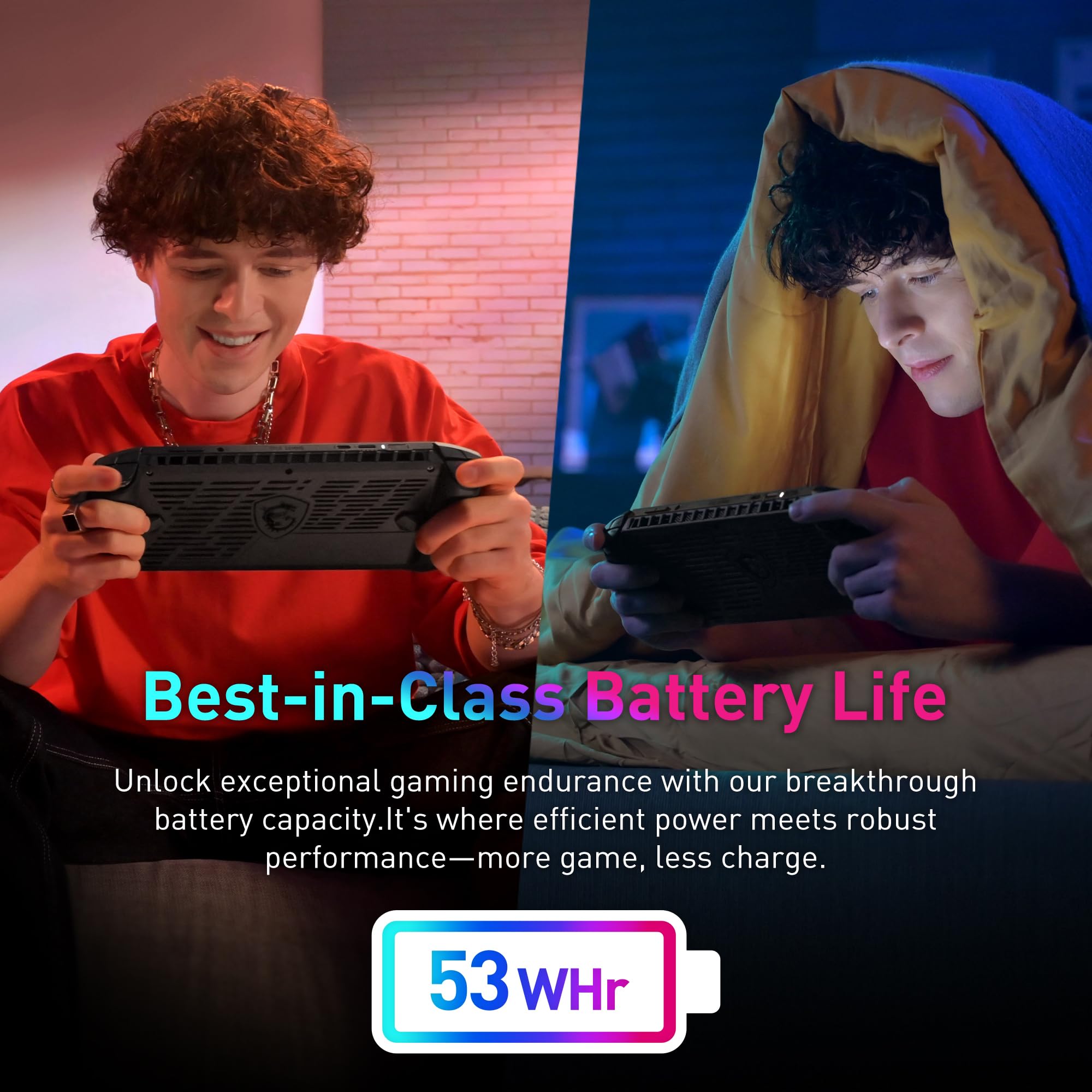 Msi Claw Pc Gaming Handheld: Intel Ultra 7-155H, 7 Fhd 120Hz Display, 16Gb Lpddr5, 512Tb Nvme Ssd, Microsd Card Reader, Thunderb