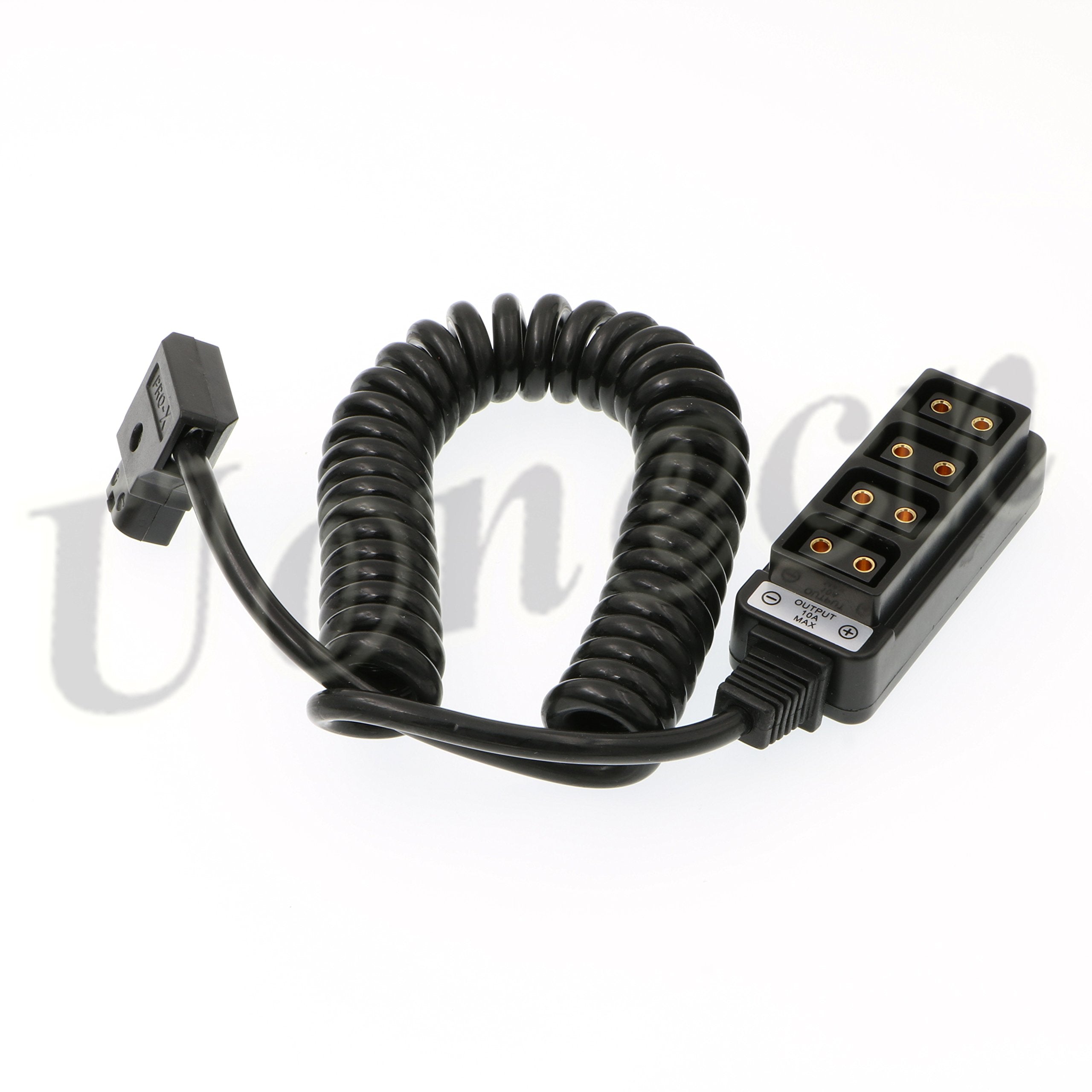 Uonecn Photography Power Coiled Cable D Tap B Type Male To 4 Port D Tap Female For Anton Bauer V Mount Battery