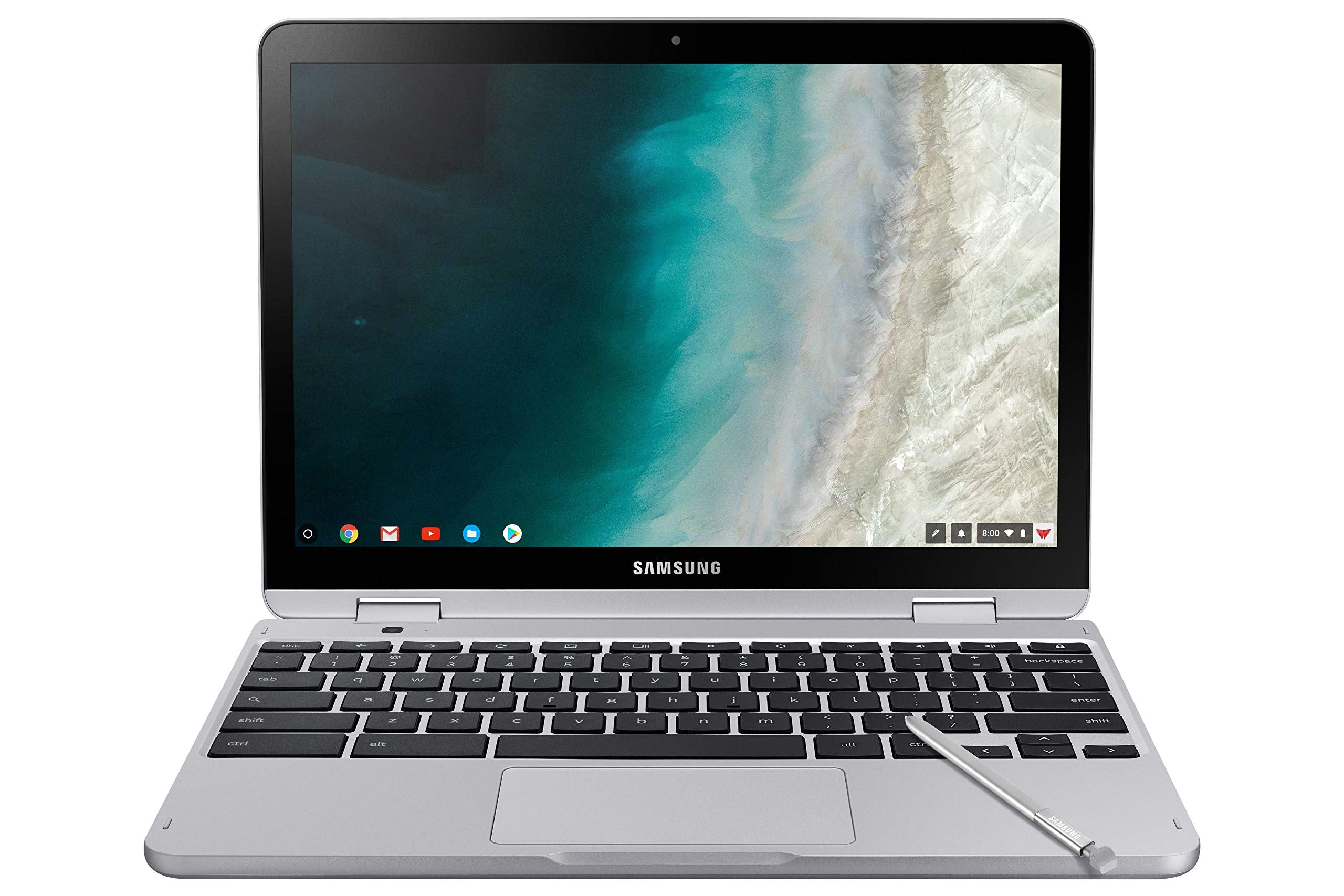 Samsung Chromebook Plus V2 2 In 1 Laptop  4Gb Ram, 64Gb Emmc, 13Mp Camera, Chrome Os, 12.2'', 16:10 Aspect Ratio  Xe520Qab K03Us