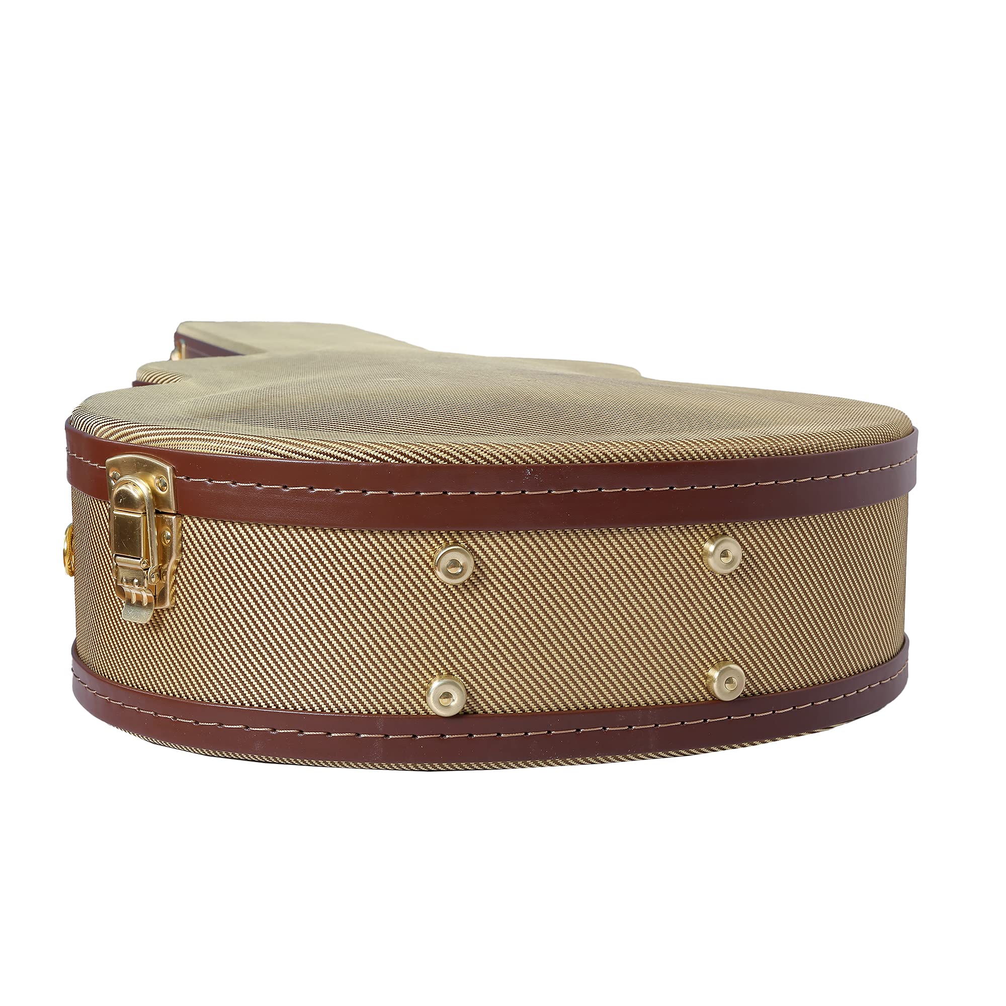 Crossrock Hard Shell Wood Case For Om, Martin 000 Guitars With Removable Shoulder Straps Tweed(Crw700Omtw)