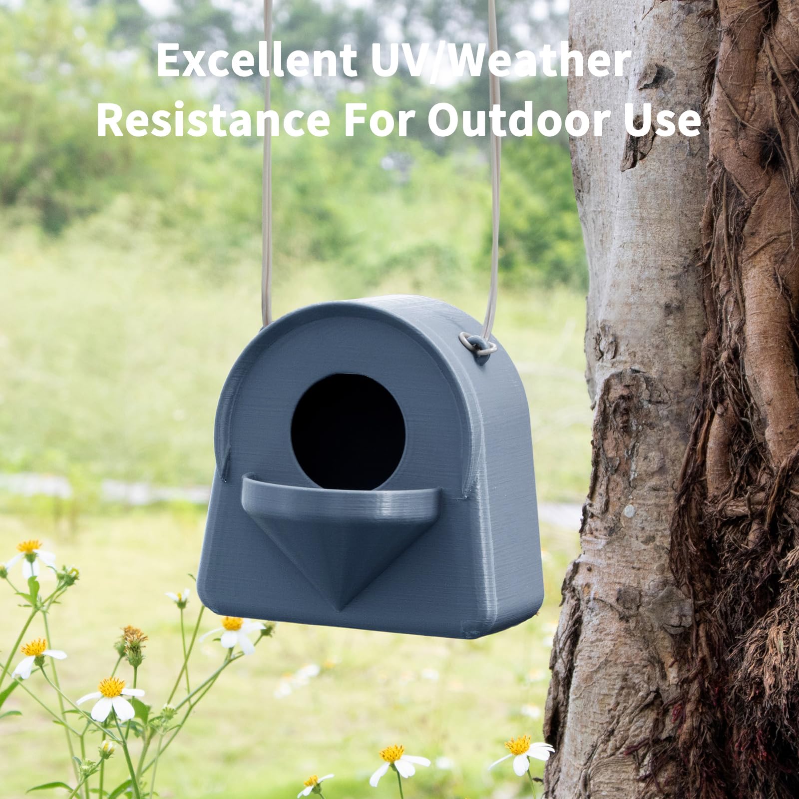 Isanmate Asa Filament 1.75Mm Bluish Grey 1Kg, Uv & Weather Resistant 3D Printer Filament Perfect For Outdoor Functional Parts, D