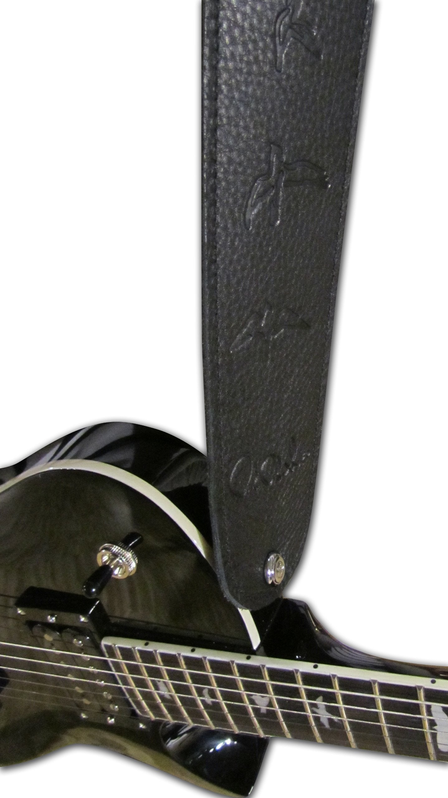 Prs Guitars Guitar Strap, Leather Strap, Birds  Black (Acc 3119)