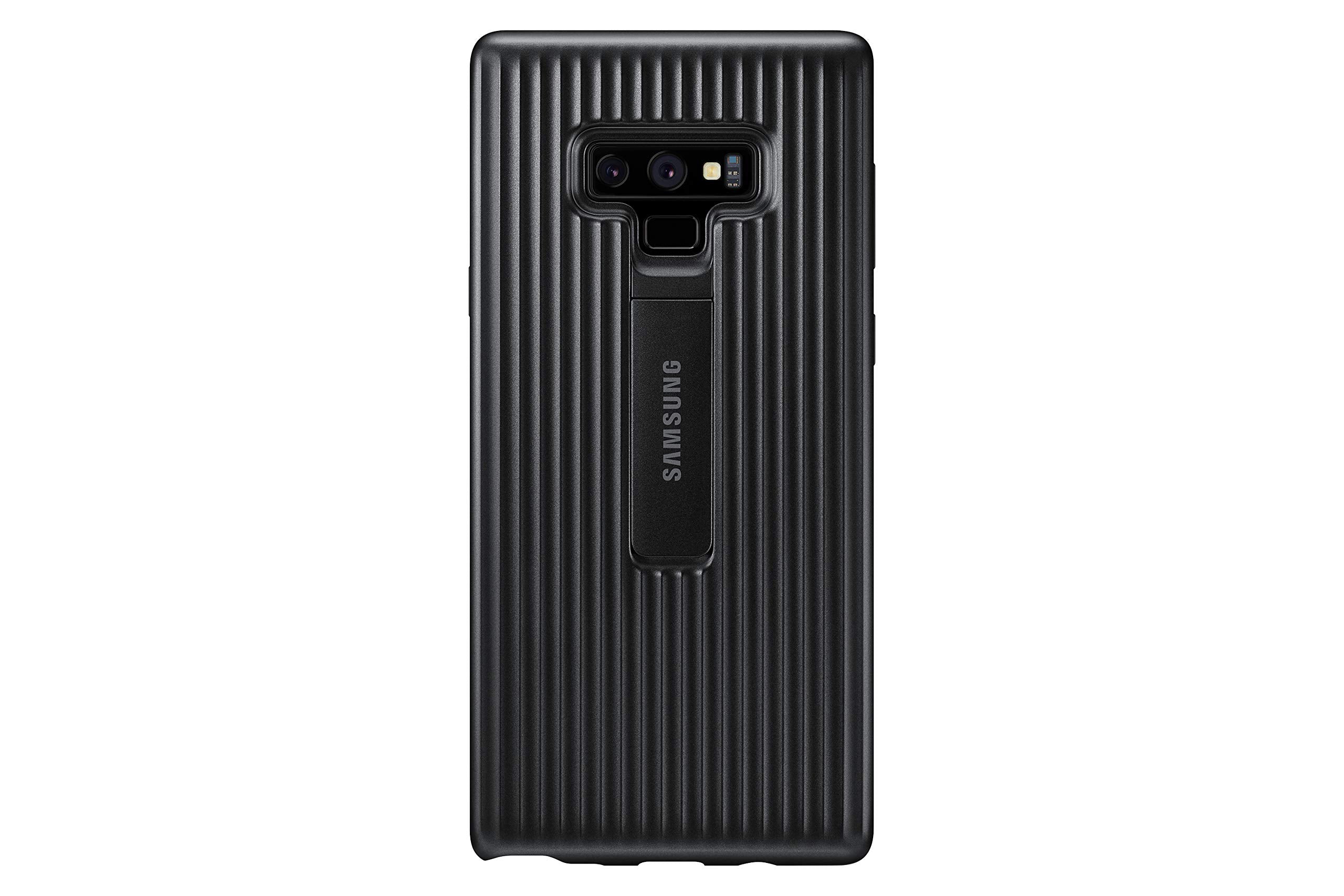 Samsung Galaxy Note9 Case, Rugged Military Grade Protective Cover with Kickstand, Black - EF-RN960CBEGUS