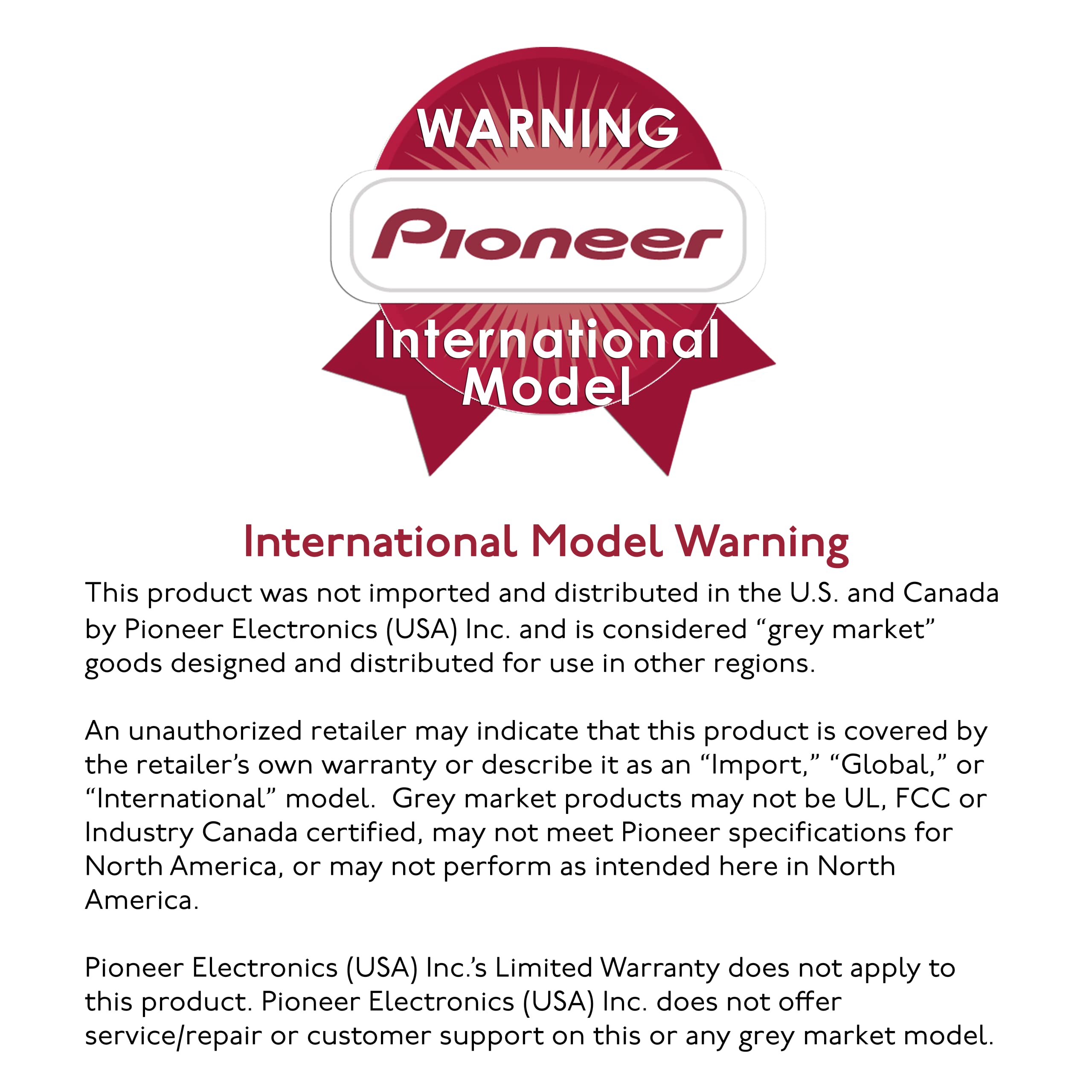 Pioneer Dmh-100Bt 6.2 Touchscreen, Bluetooth, Back-Up Camera Ready - Digital Media Receiver