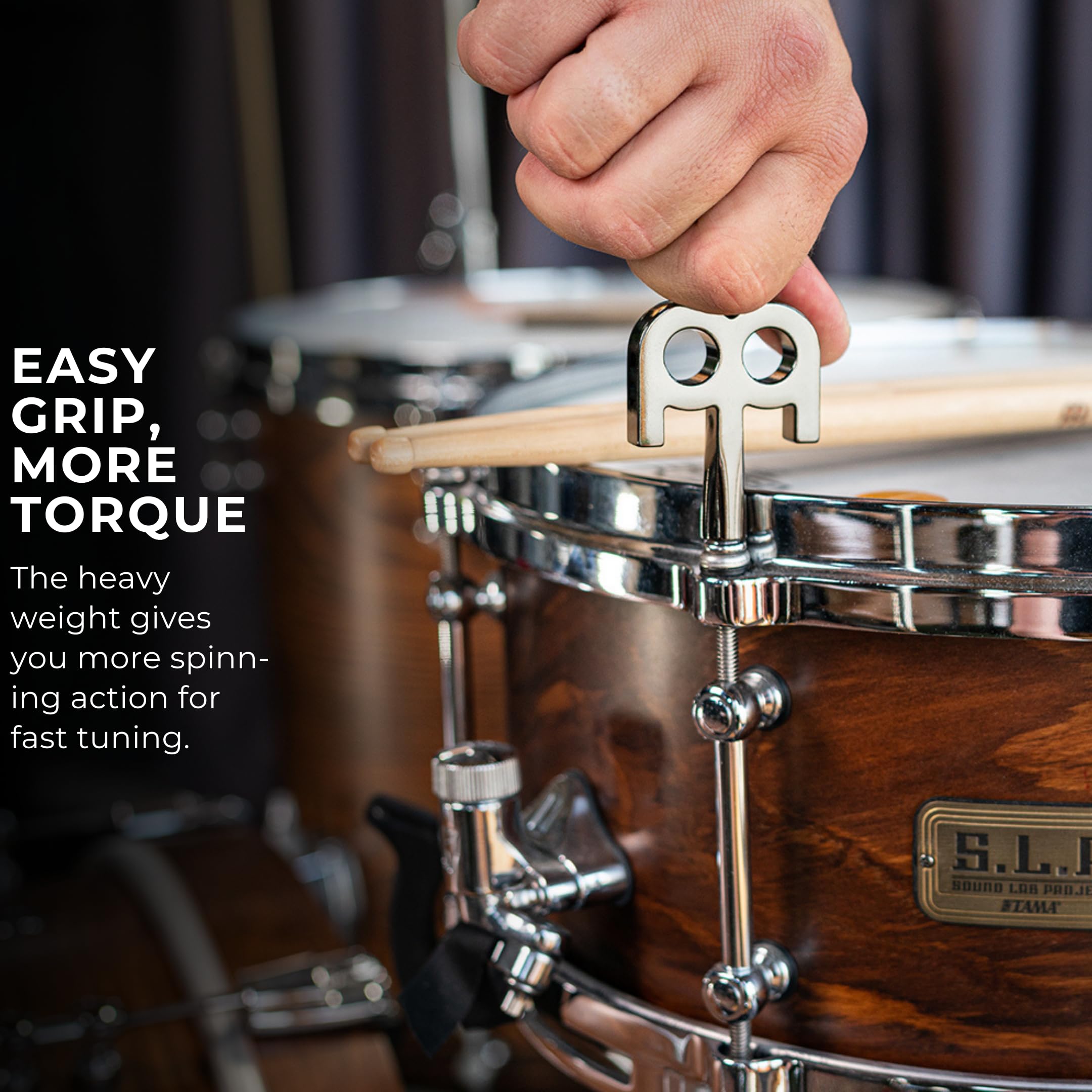 Meinl Percussion Kinetic Drum Key With Extra Weight For Torque And Stability (Sb500)