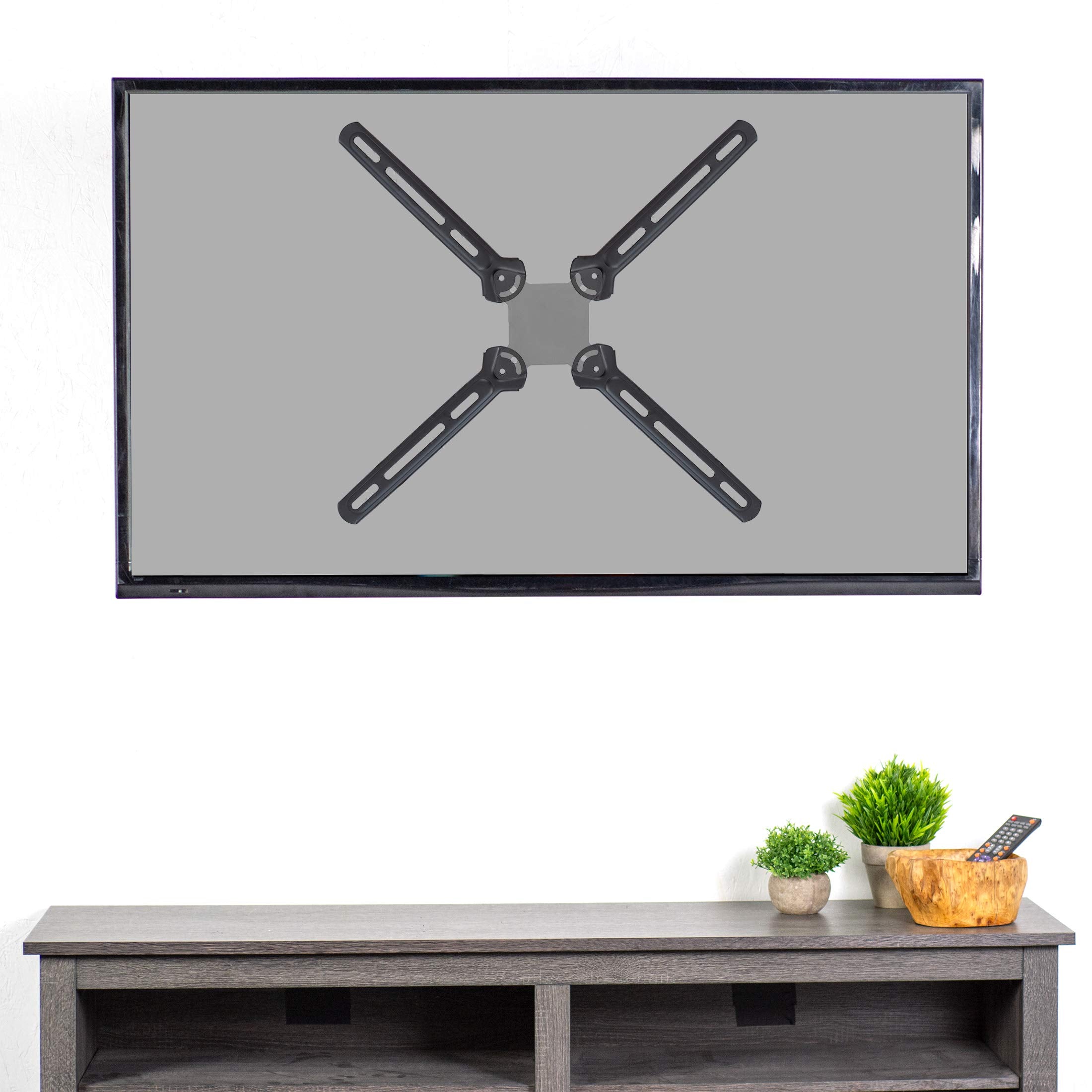 Vivo Steel Vesa Mount Adapter Plate Brackets For Lcd Screens Weighing 99 Lbs, Conversion Kit For Vesa Up To 400X400Mm, Mount Ad4