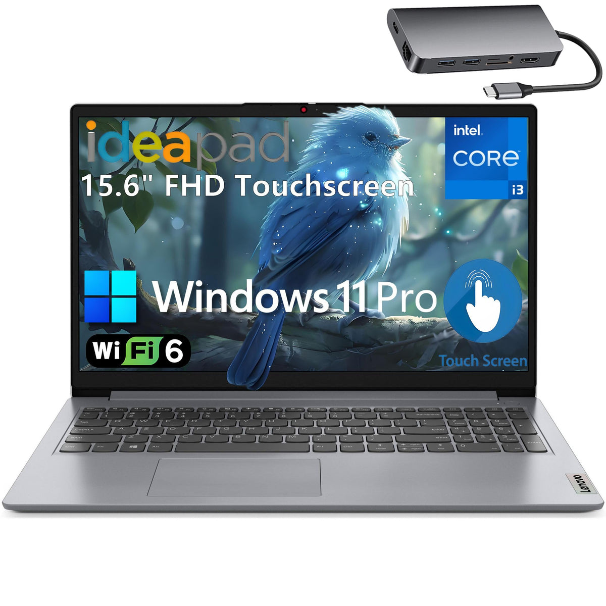 Lenovo Ideapad 15.6'' Touchscreen Fhd Laptop Computer, Intel 6-Core Processor (Beat I5-1155G7), 40Gb Ddr4 Ram, 1Tb Pcie Ssd, Wif