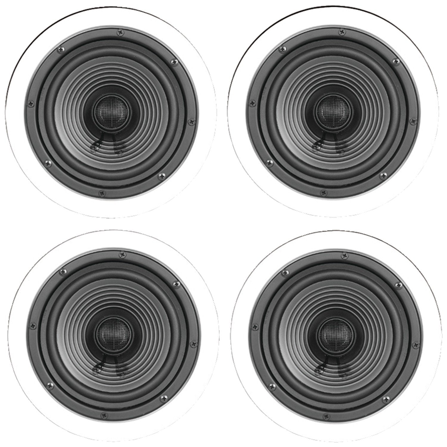 ArchiTech SC-602E-4BULK 6.5 Premium Series Ceiling Speakers, Contractor 4 pk