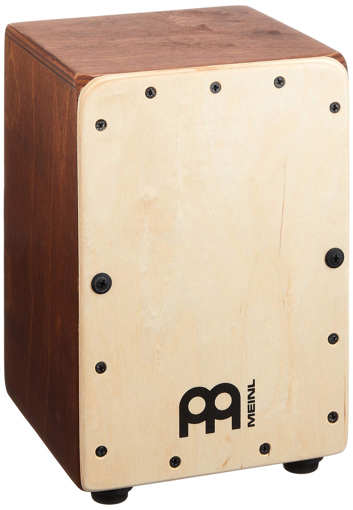 Meinl Mini Cajon Box Drum With Internal Snares   Made In Europe   Baltic Birch Frontplate / Almond Birch Body, Miniature Size, 2 Year Warranty (Mc1Ab B)