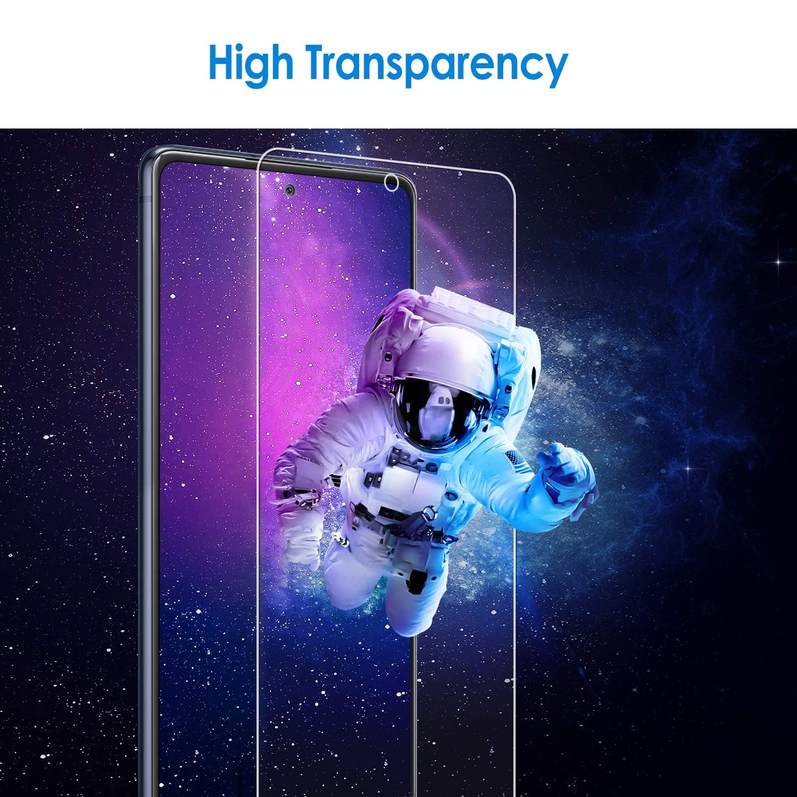 Jetech Screen Protector Compatible With Samsung Galaxy S20 Fe 6.5 Inch, Tempered Glass Film, 3 Pack