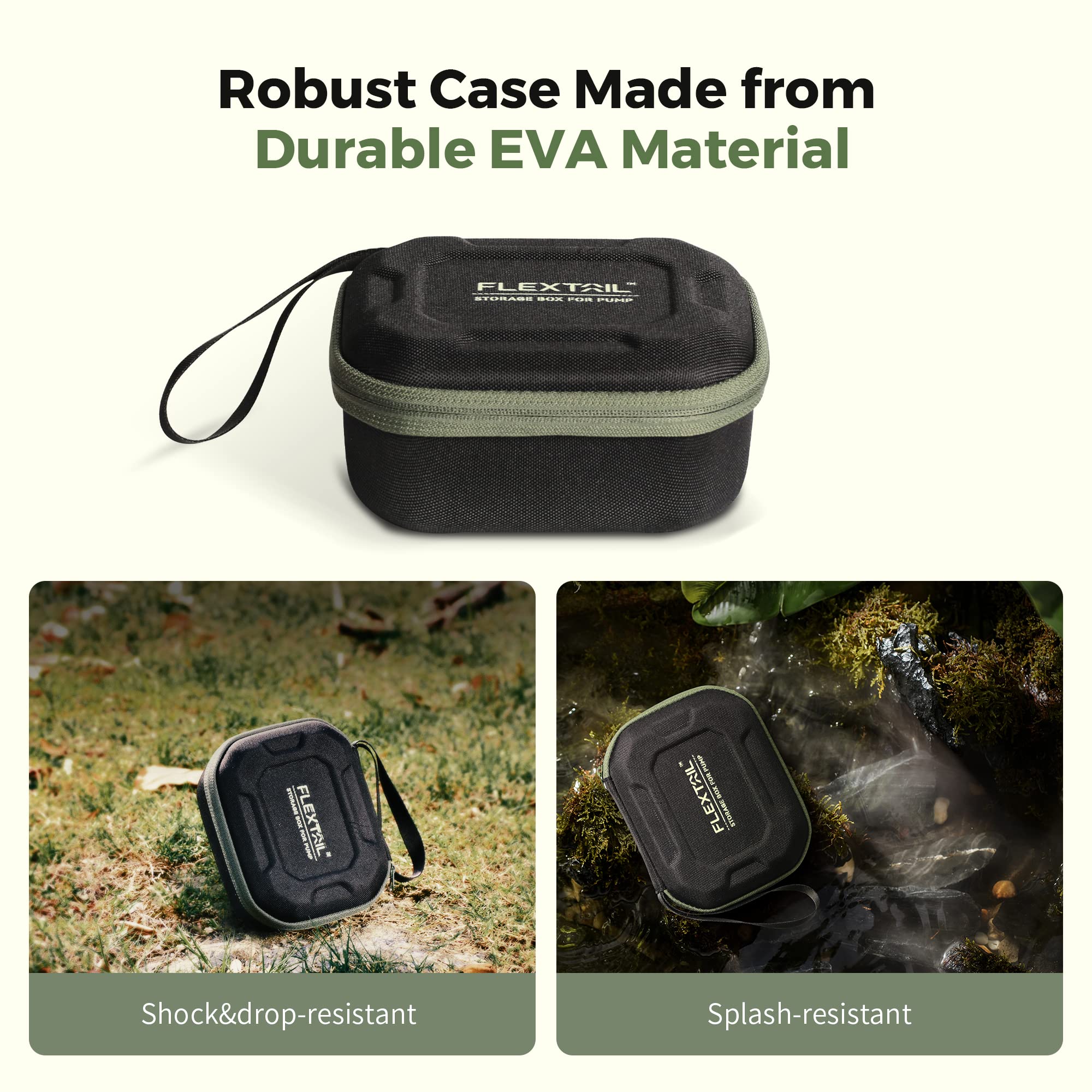 Flextailgear Compact Travel Case Protective Organizer Mini Storage Box For Tiny Pump, Tiny Pump 2X, Mp2020&Eps, Max Pump 2 Pro&P