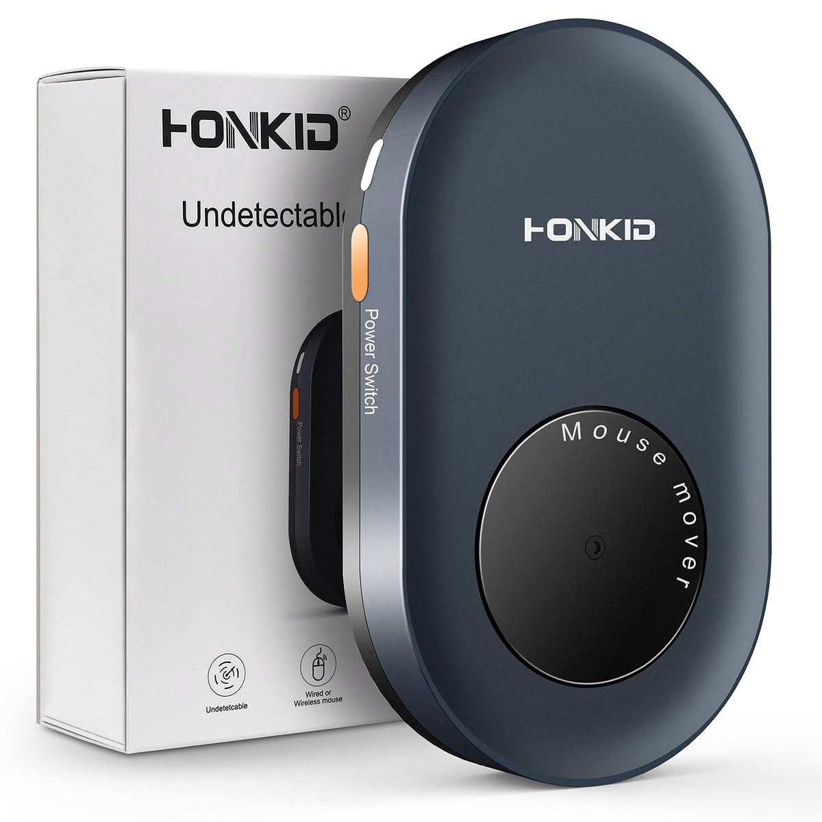 Honkid Undetectable Mouse Mover Jiggler With Onoff Switch And Usb Port Drive Free,Simulate Physical Automatically Mouse Movement
