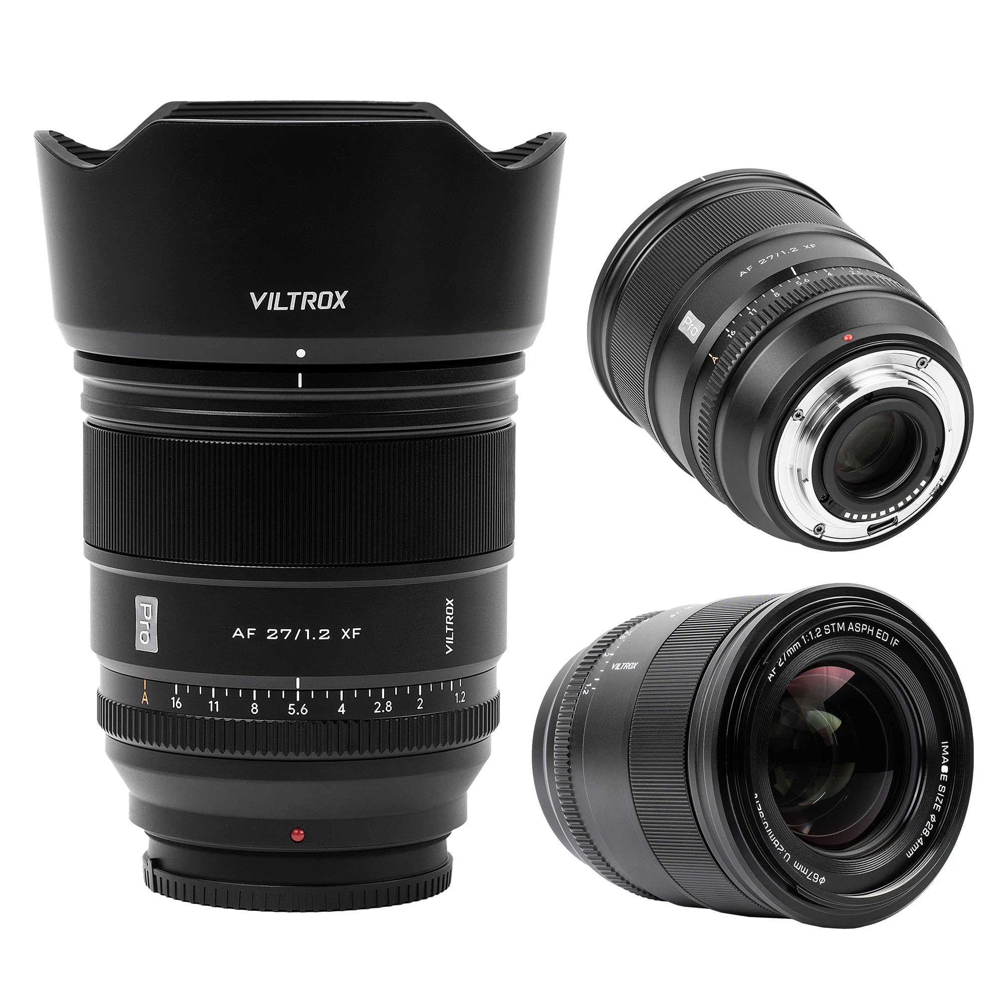 VILTROX 27mm F1.2 Lens for Fujifilm X Mount Mirrorless Cameras, Auto Focus Prime Len for Fujifilm Mirrorless XT5 XT4 XT3 XH2S XH