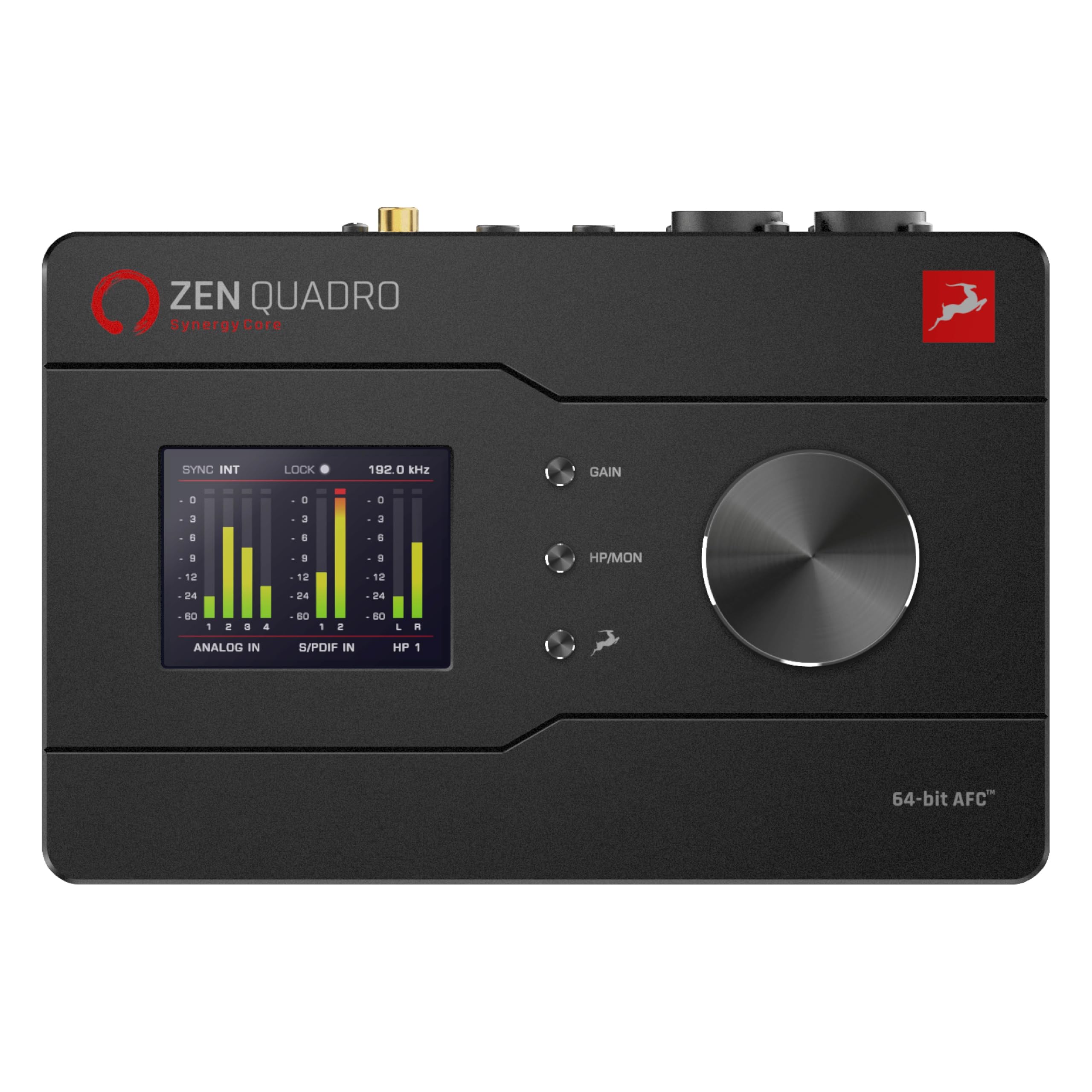 Antelope Audio Zen Quadro Synergy Core  14X10 Dual UsbC BusPowered Audio Interface With Discrete Preamps, ClassLeading Conve