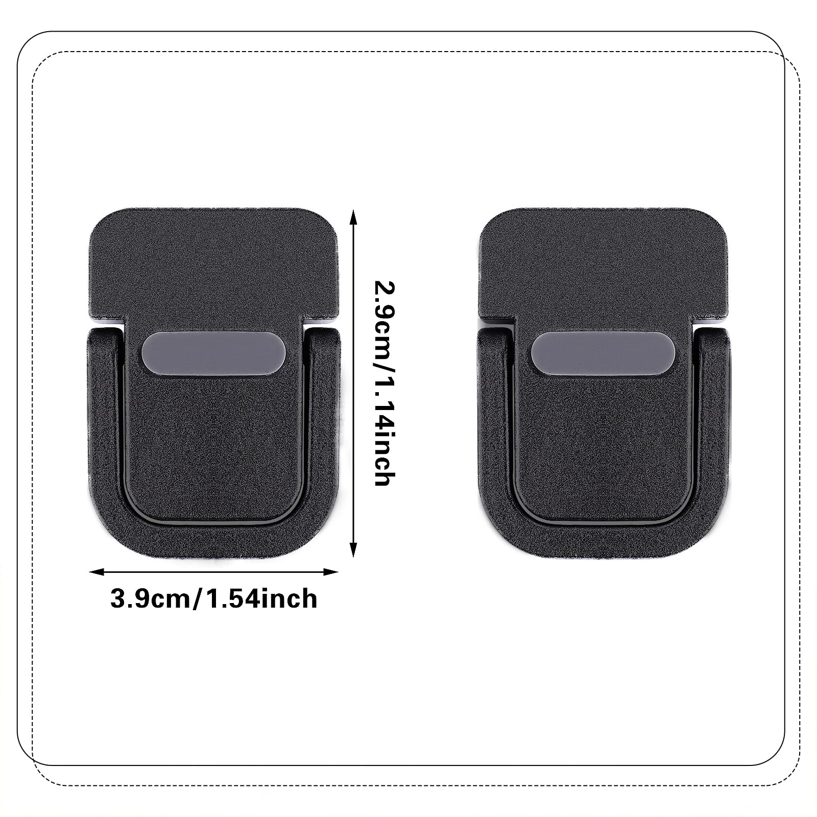 Abeillo 2Pcs Portable Keyboard Riser, Self Adhesive Mini Laptop Stand Invisible Computer Keyboard Stand For Desk, Laptop Feet Co