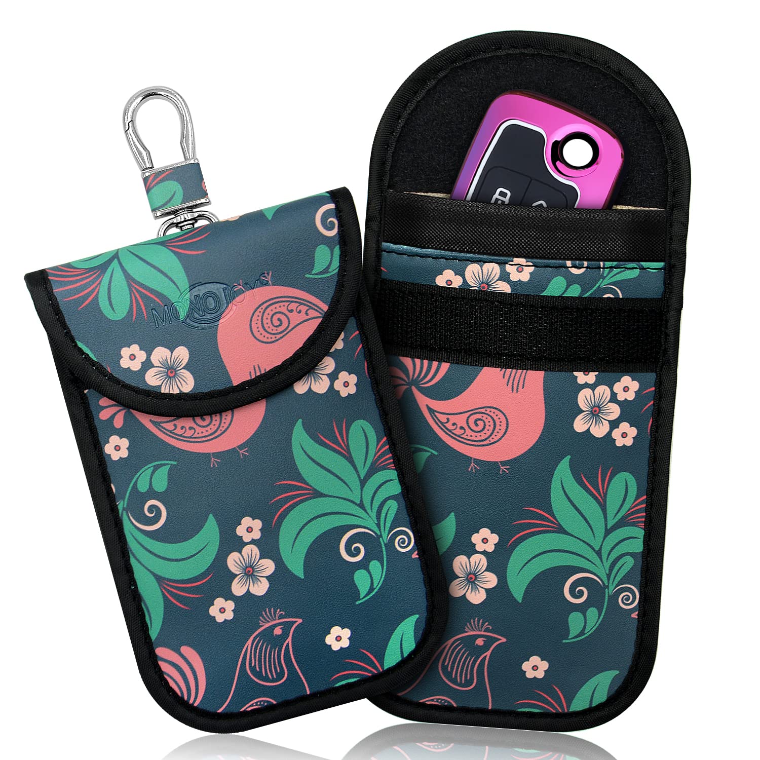 Monojoy Rfid Pouch Faraday Bags: Faraday Bag For Key Fob Rfid Blocking Pouch Rfid Key Fob Faraday Pouch For Key Fob Key Fob Prot