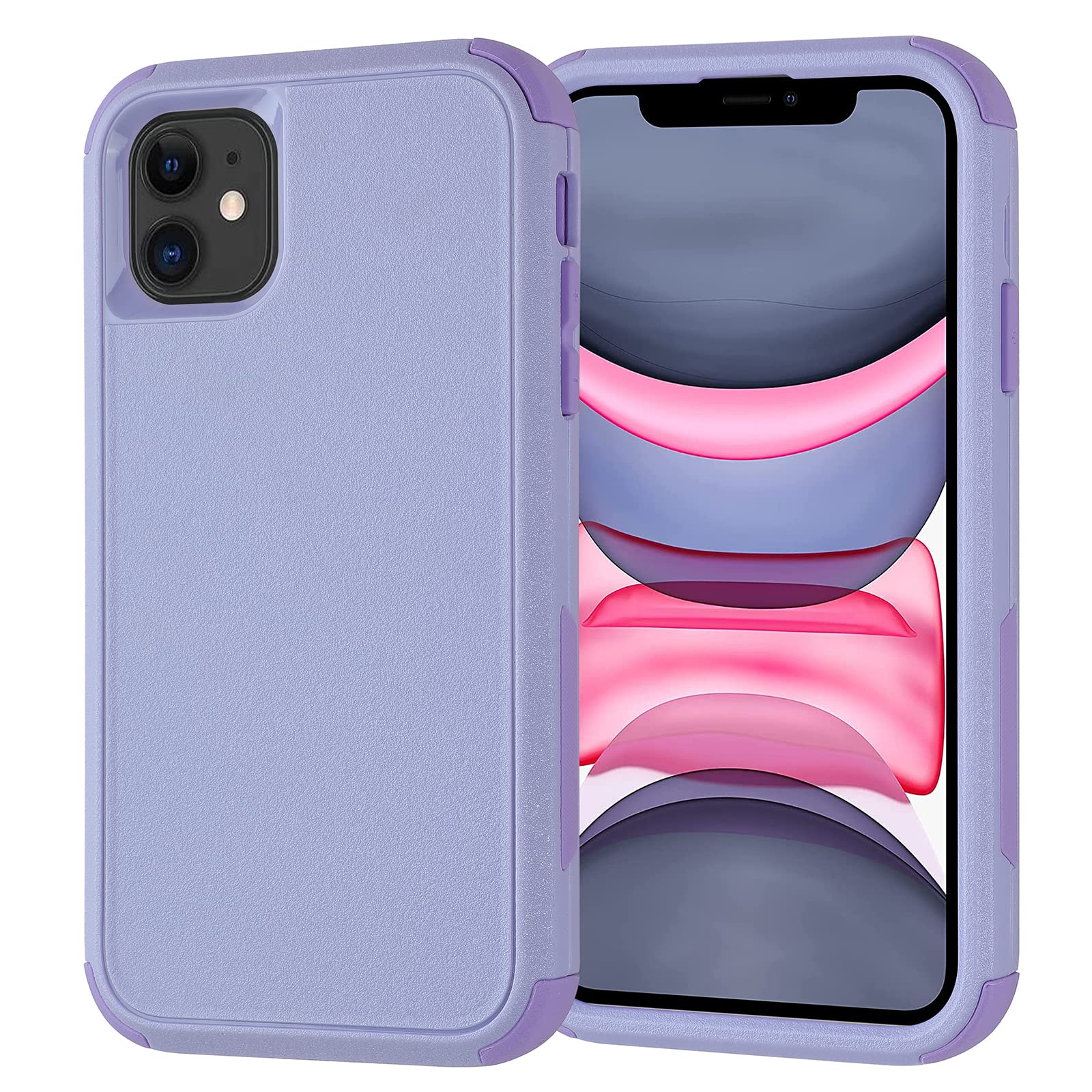 Joylifeboard For Iphone 11 Case, 3 In 1 Heavy Duty Protection Phone Case, [Shockproof] [Dropproof] Full Body Military Protective