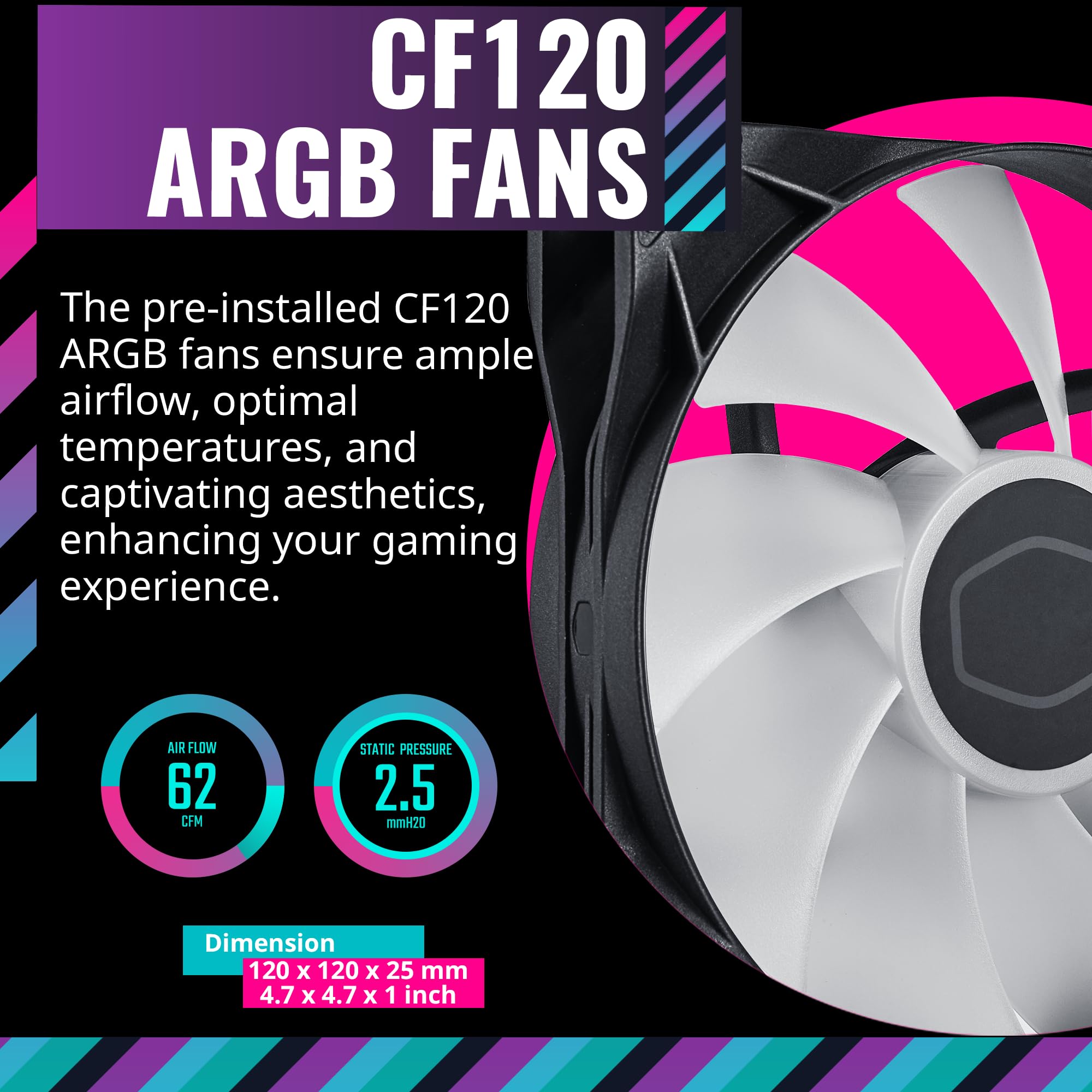 Cooler Master Td500 Mesh V2 Airflow Atx Mid-Tower Case, Polygonal Mesh, Crystalline Tempered Glass, Removable Top Panel, 3X Cust