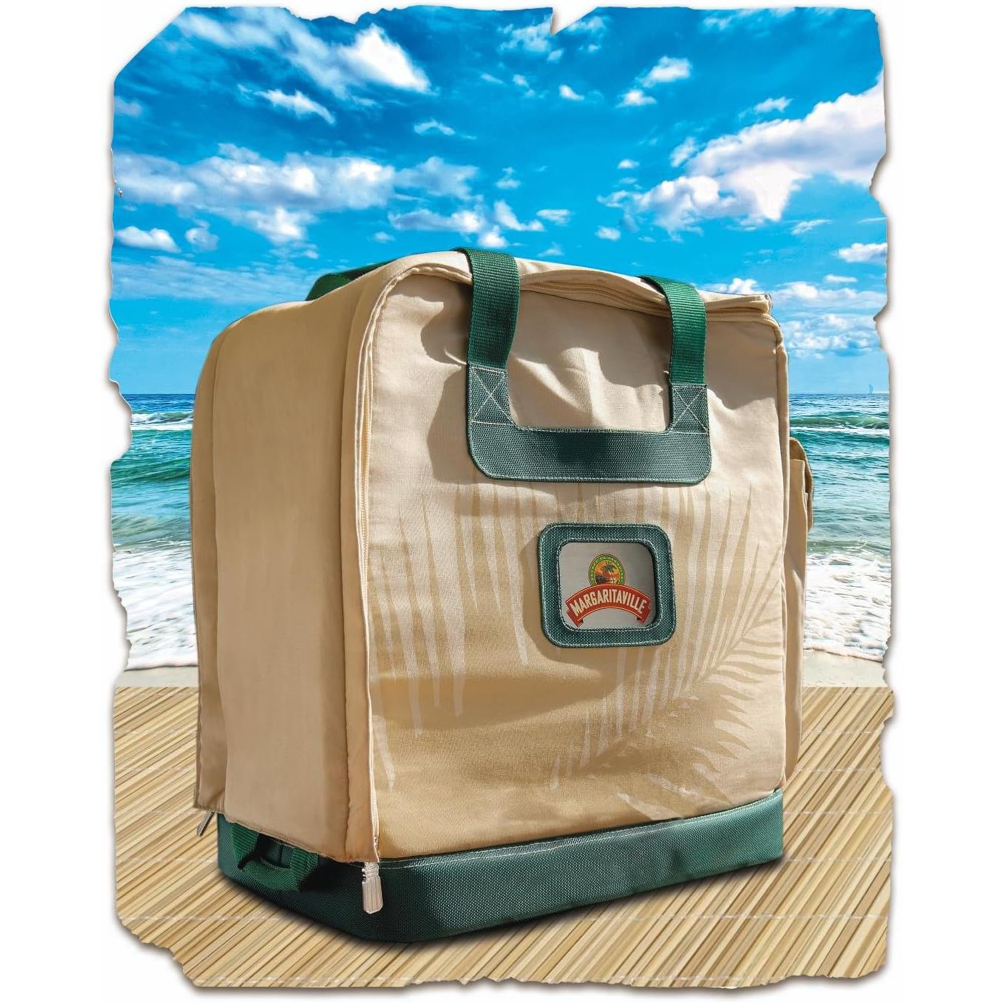 Margaritaville Ad1200 Universally Durable Double Stitched Waterproof Canvas Travel Bag For Large Mixers And Concoction Makers