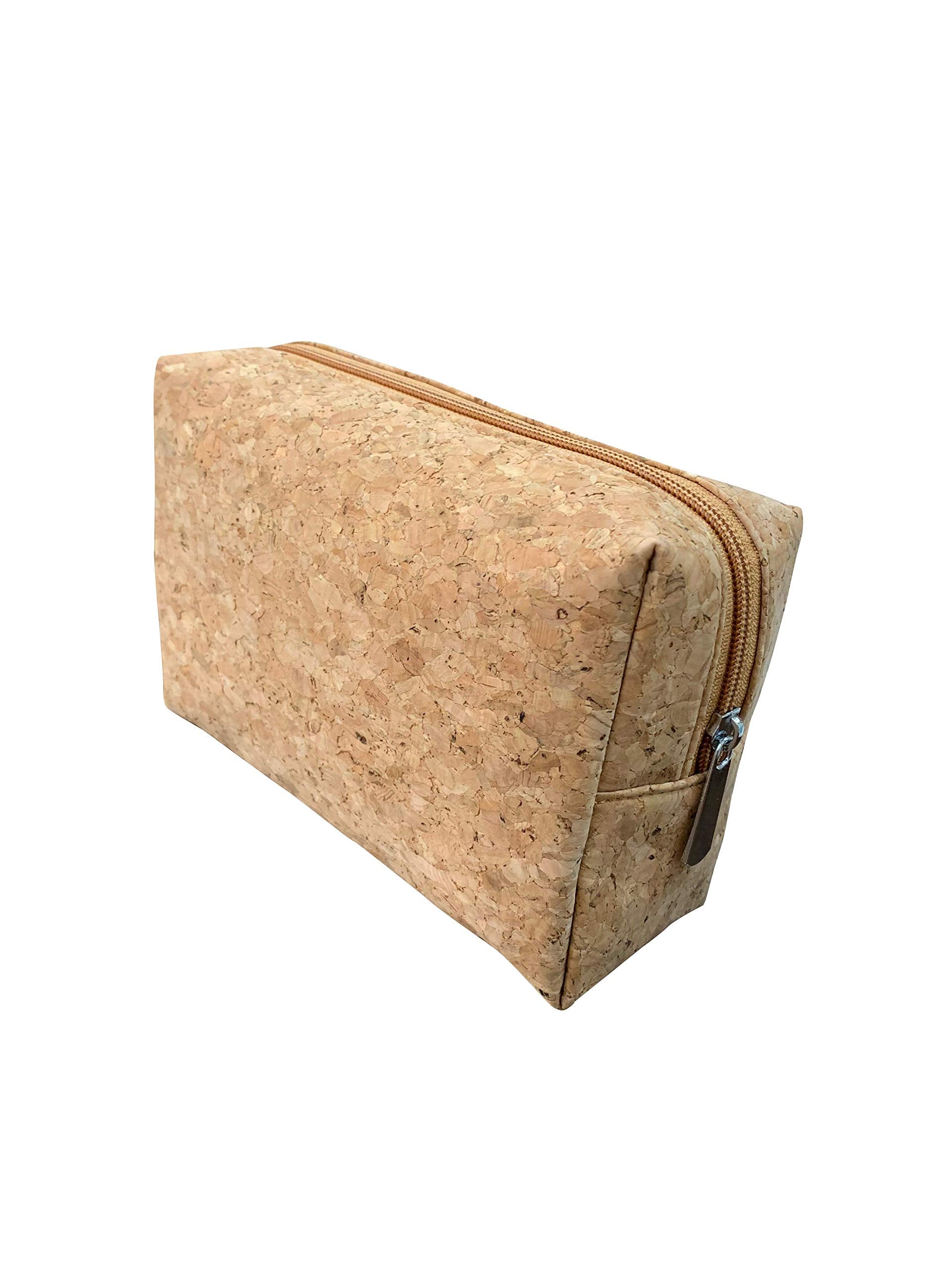 Enthopia Organiser Pouch For Mouse,Charger,Hard Disk,Pen Drive,Etc  Vegan Leather (Plain Cork)