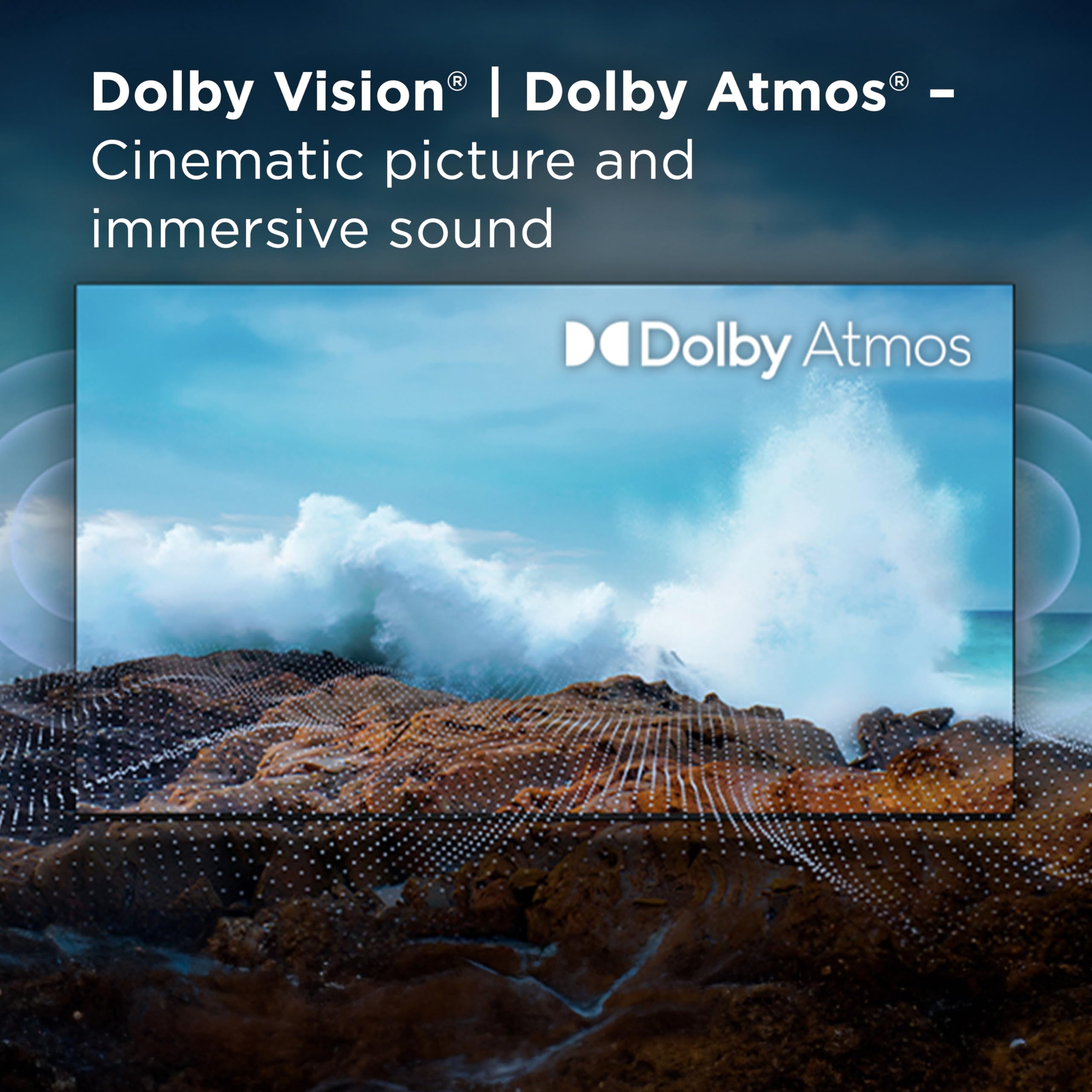 TCL 65-Inch 4K UHD Smart TV (2024 Model) - Dolby Vision, HDR PRO+, Dolby Atmos, Alexa Built-in, Apple AirPlay 2 - Black