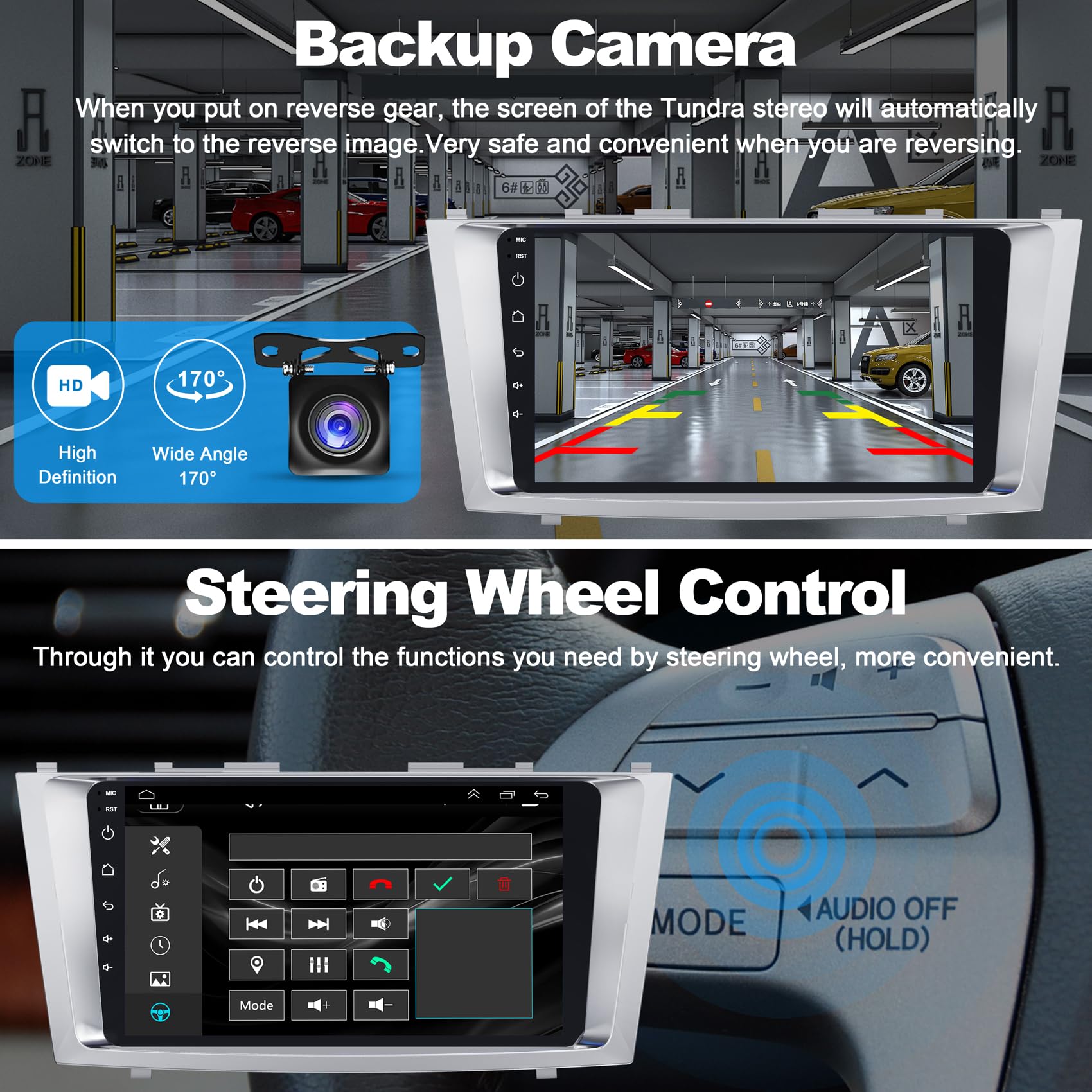 Android 12 Car Radio For Camry 2006 2011, 9 Inch Head Unit Car Stereo With Ips Hd Touch Screen, Wireless Carplay, Android Auto,