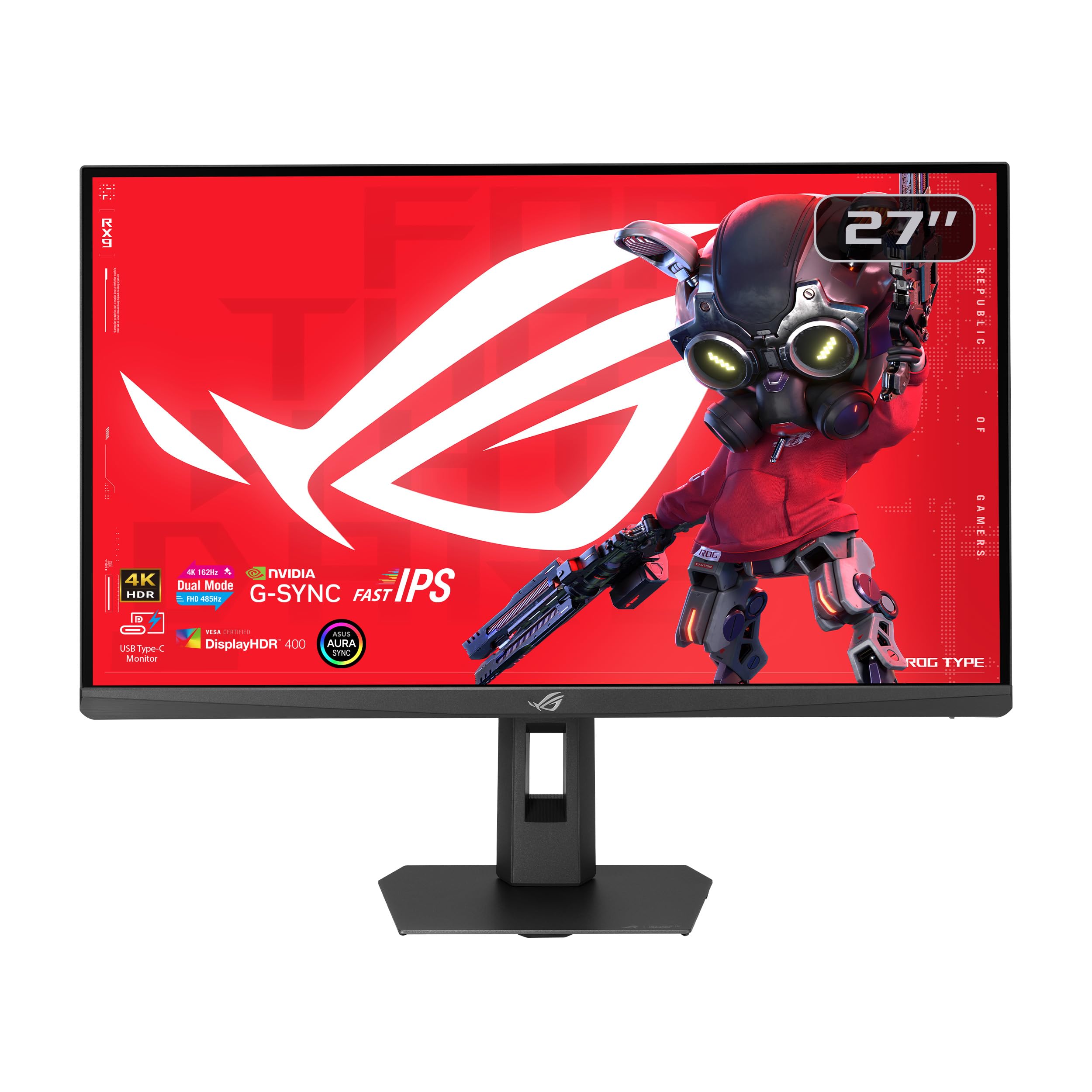 ASUS MN XG27UCGR 27 Fast IPS 3840x2160 16:9 1ms 0.3ms 162Hz DP HDMI Retail