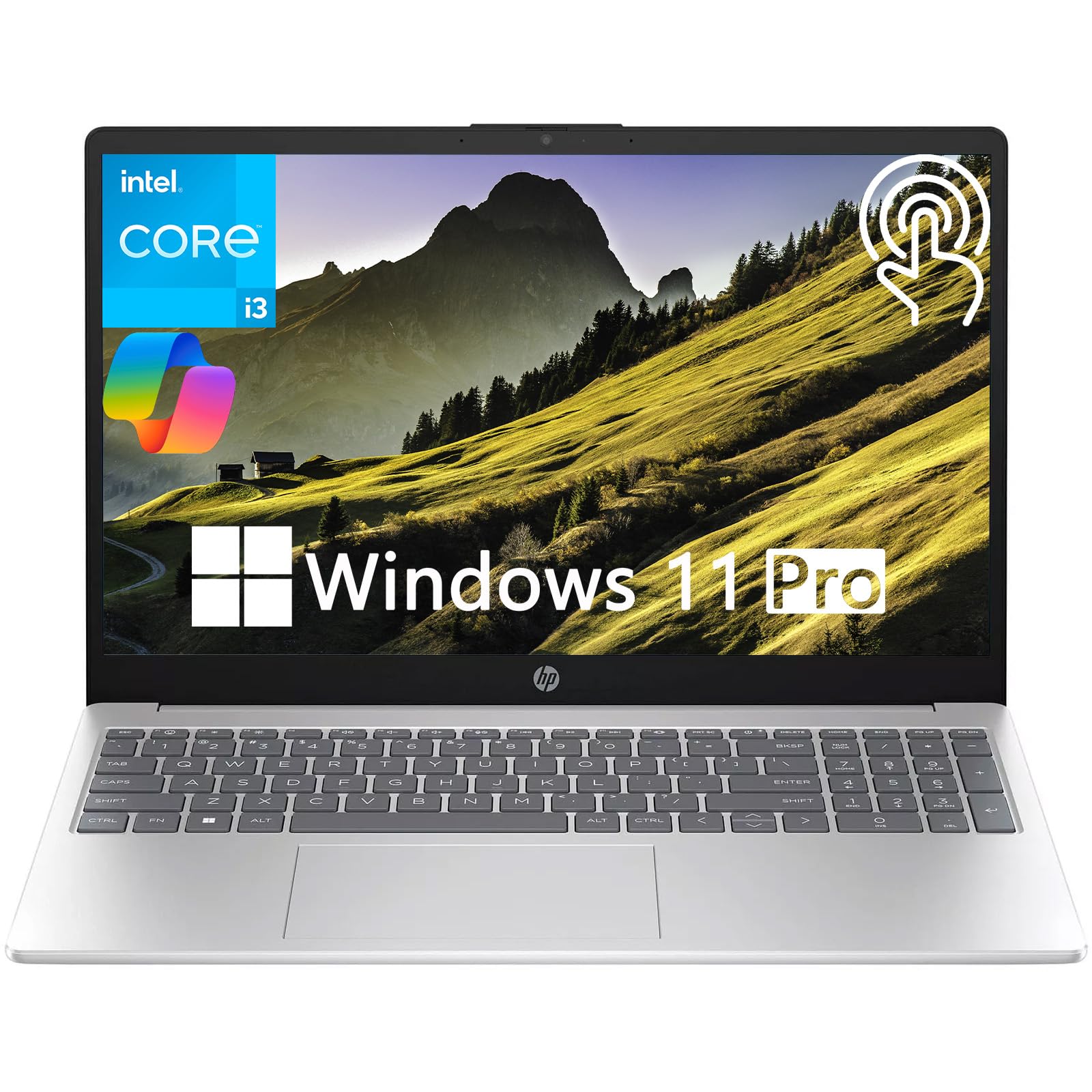 Hp 2024 15.6'' Touchscreen Laptop, Business Laptop, Intel Core I3-1215U, 64Gb Ram, 1Tb Ssd, Intel Uhd Graphics, Long Battery Lif