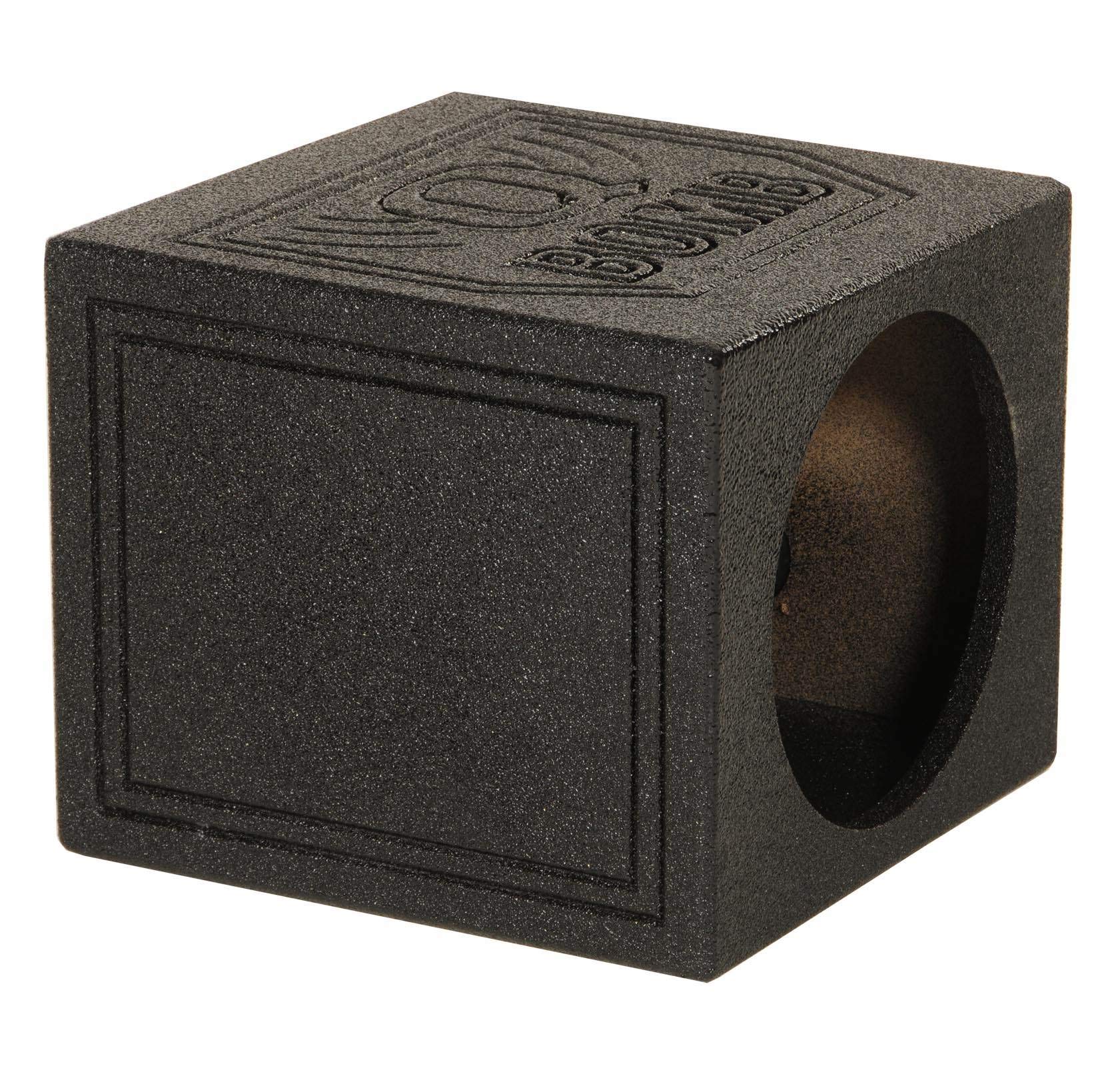 Qpower Single 15'' Sealed Woofer Enclosure Withh Bed Liner Spray