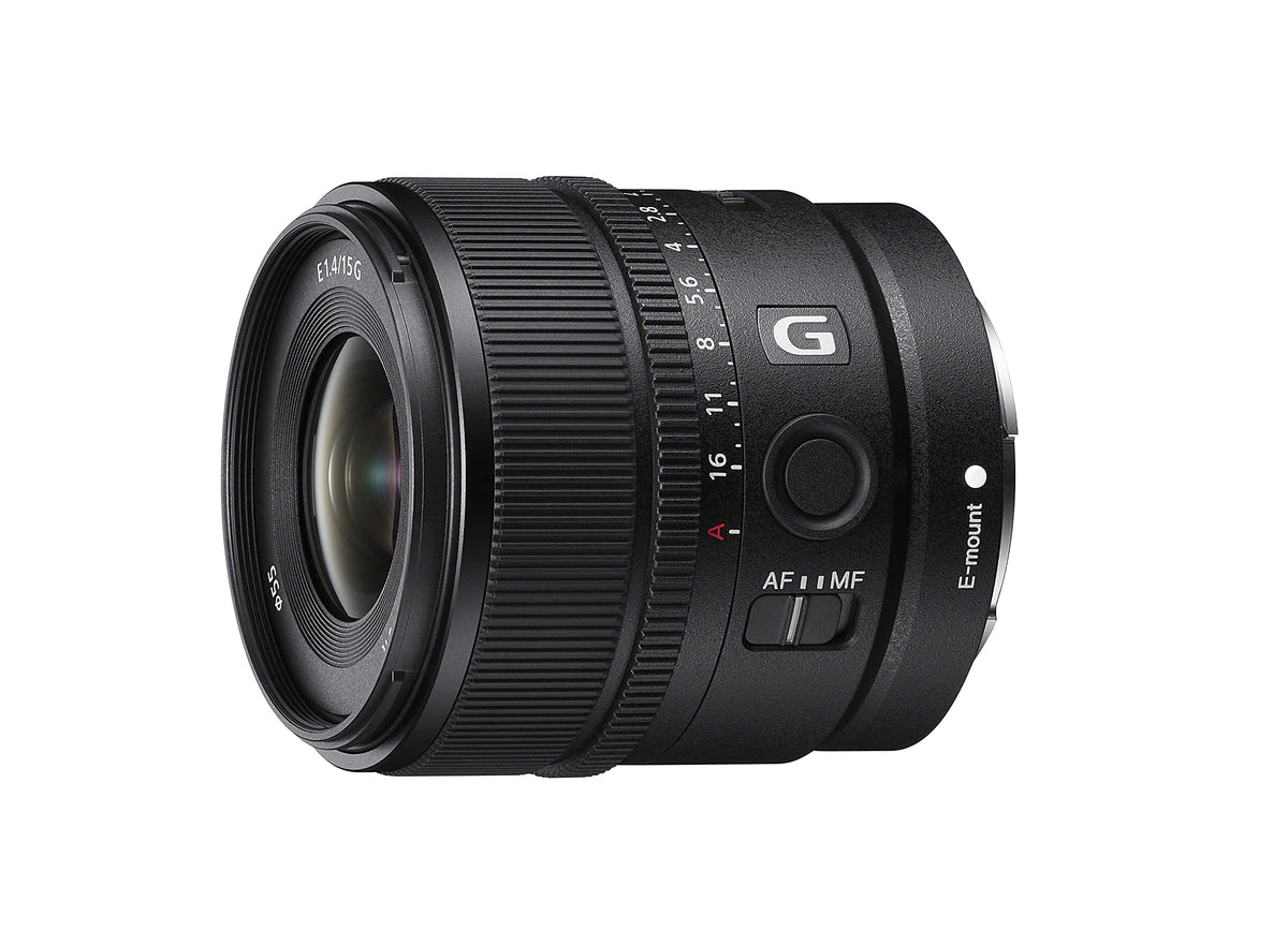 Sony E 15mm F1.4 G APS C Large Aperture Wide Angle G Lens