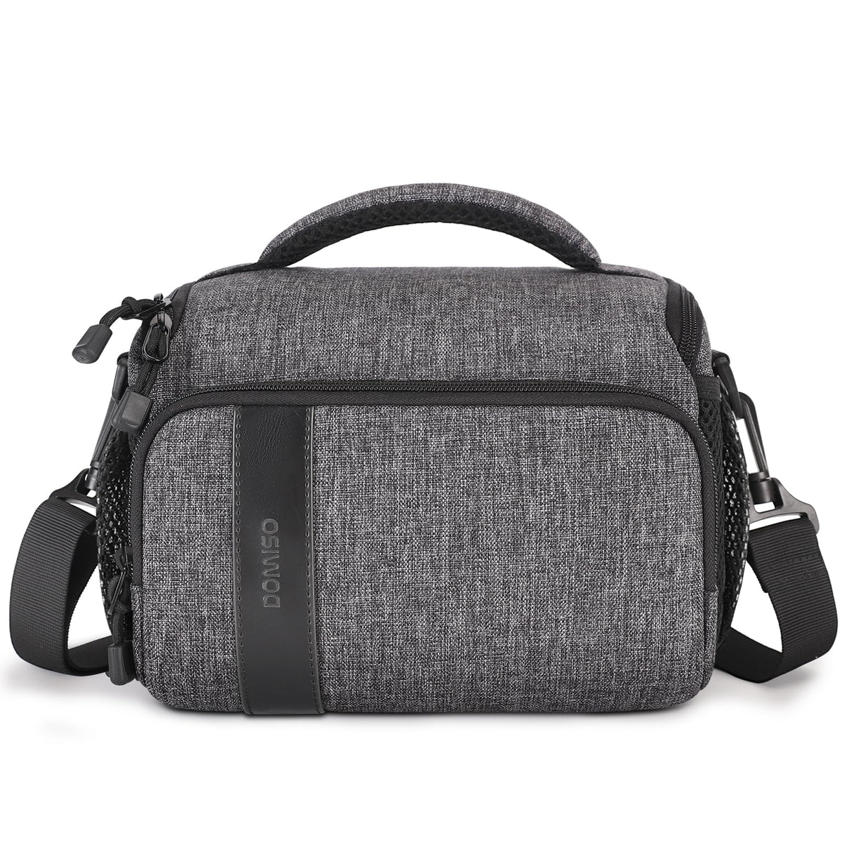 DOMISO Camera Bag Case Waterproof Anti-shock Shoulder Bag, Dark Grey