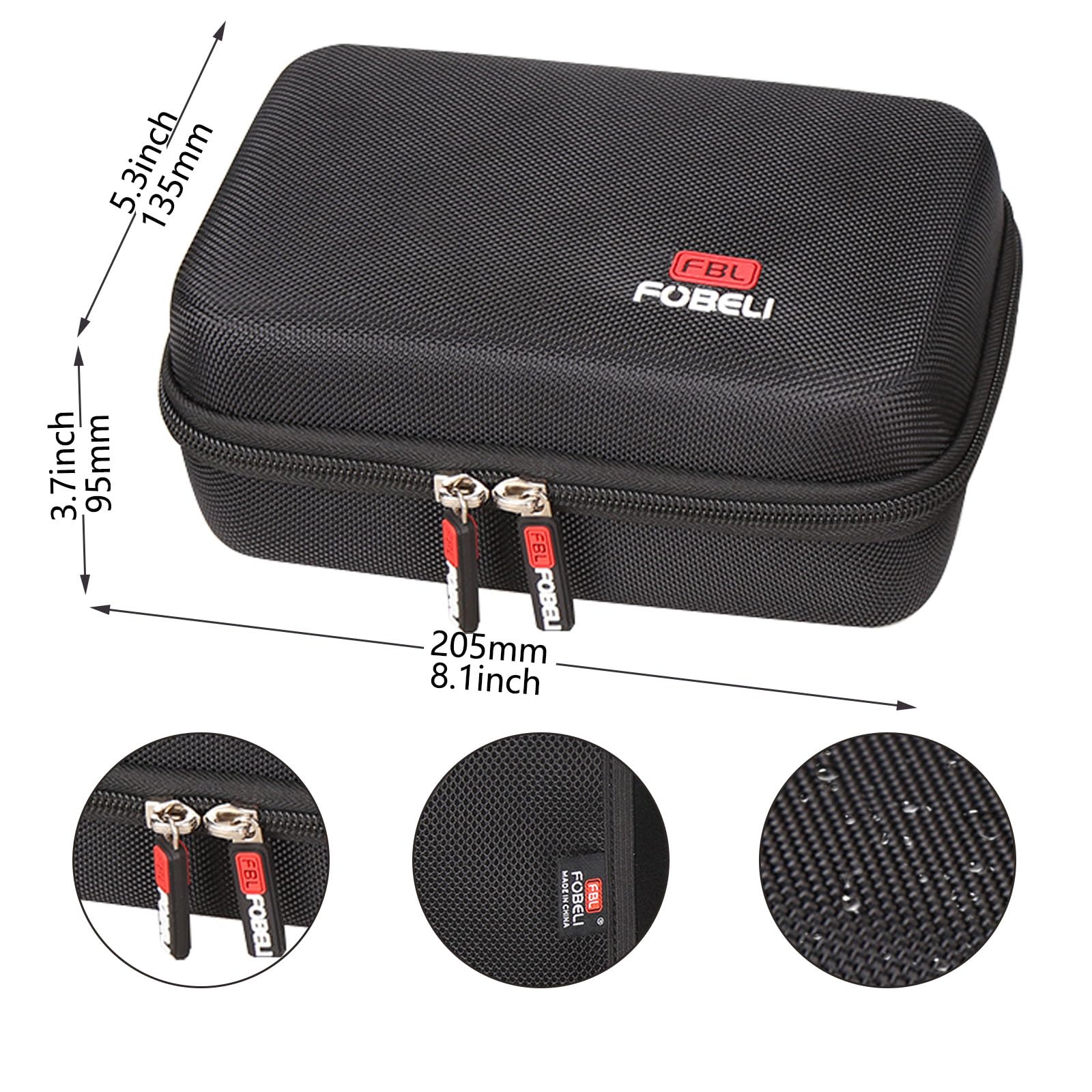 Fblfobeli Fabric Shaver Storage Case Compatible With Electrolux/Iruntek/Beautural Rechargeable Fabric Shaver, Travel Carrying Ca