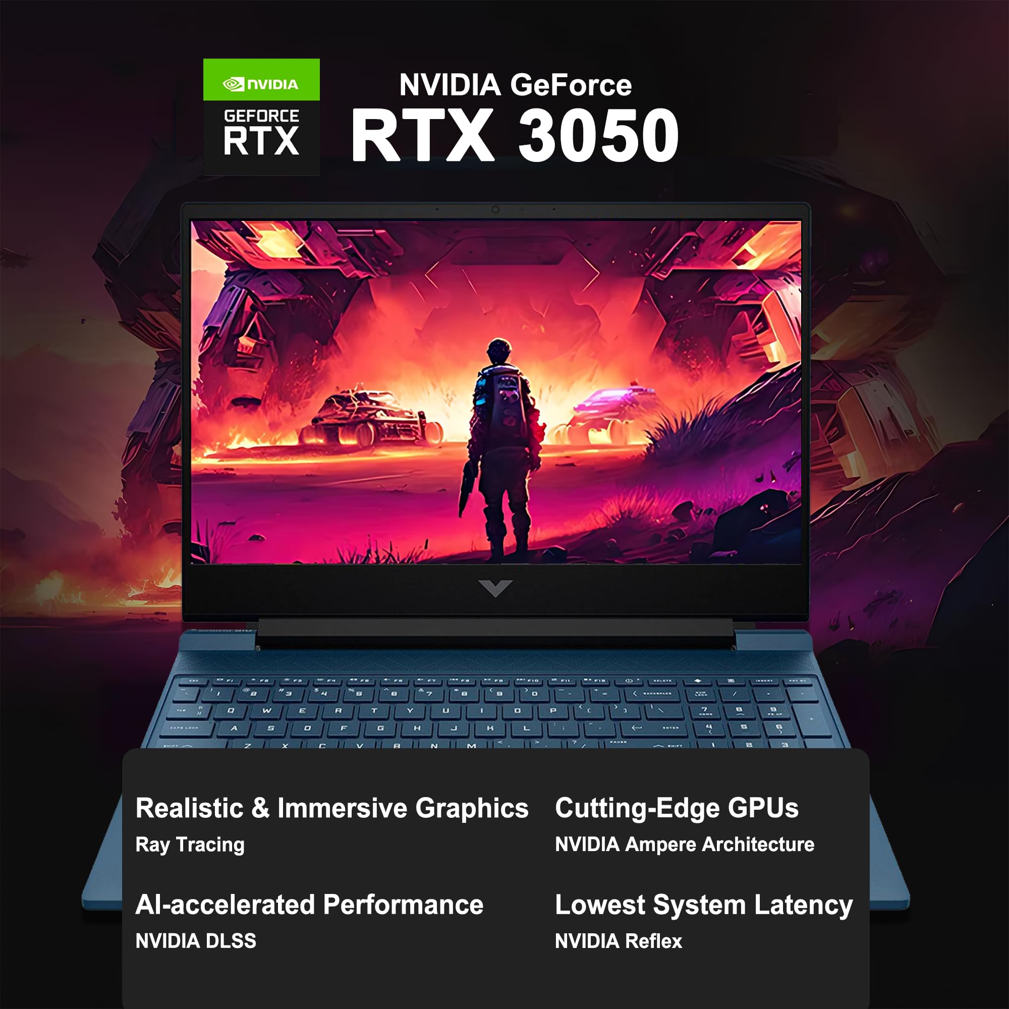 Hp Victus 15.6'' Fhd 144Hz Ips Gaming Laptop, Intel 12Th Gen Core I5-12450H, Geforce Rtx3050, 64Gb Ram, 2Tb Ssd, Backlit Keyboar