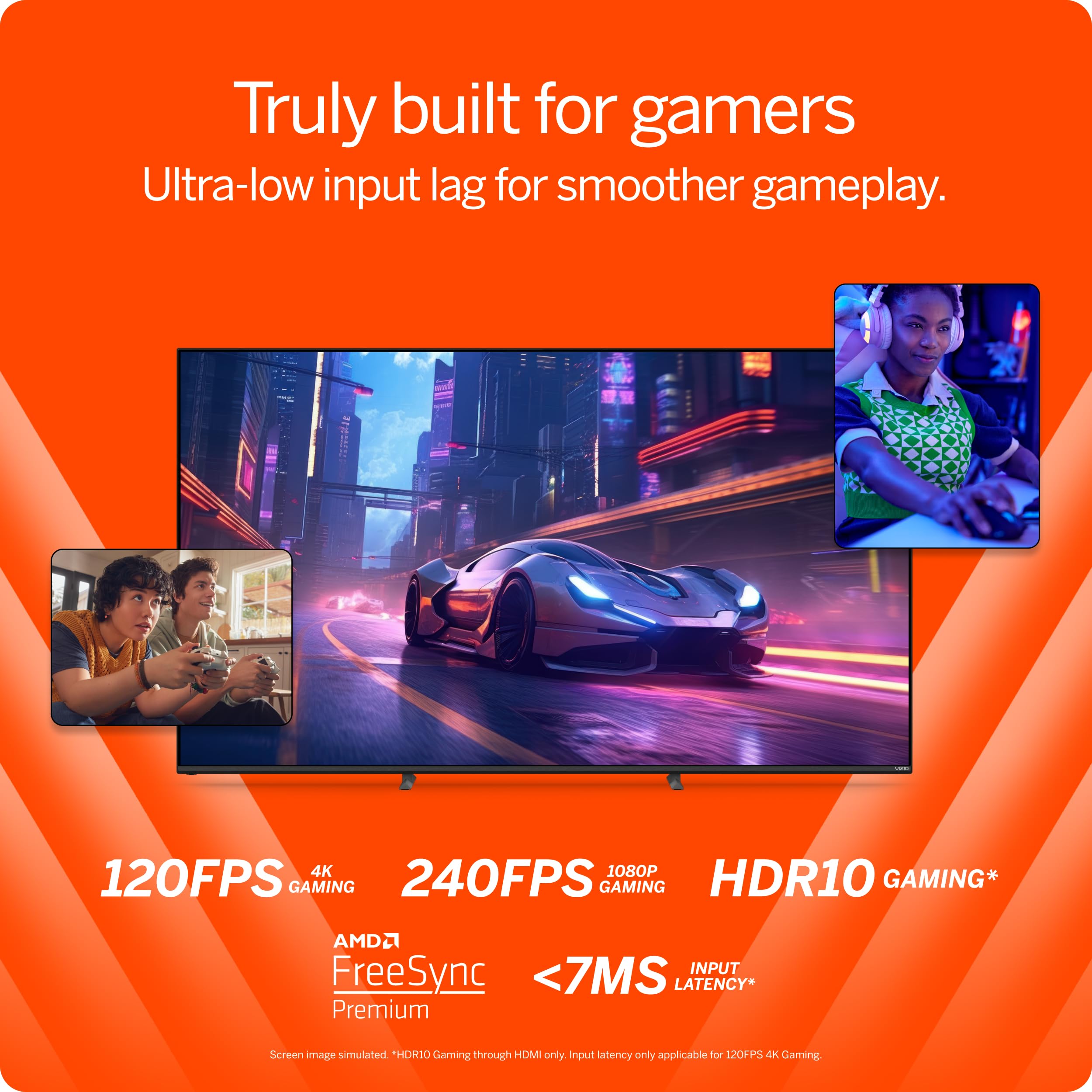 Vizio 50-Inch Quantum Pro 4K 120Hz Qled Hdr10+ Smart Tv With Dolby Vision, Active Full Array, 240Hz @ 1080P Pc Gaming, Wifi 6E,