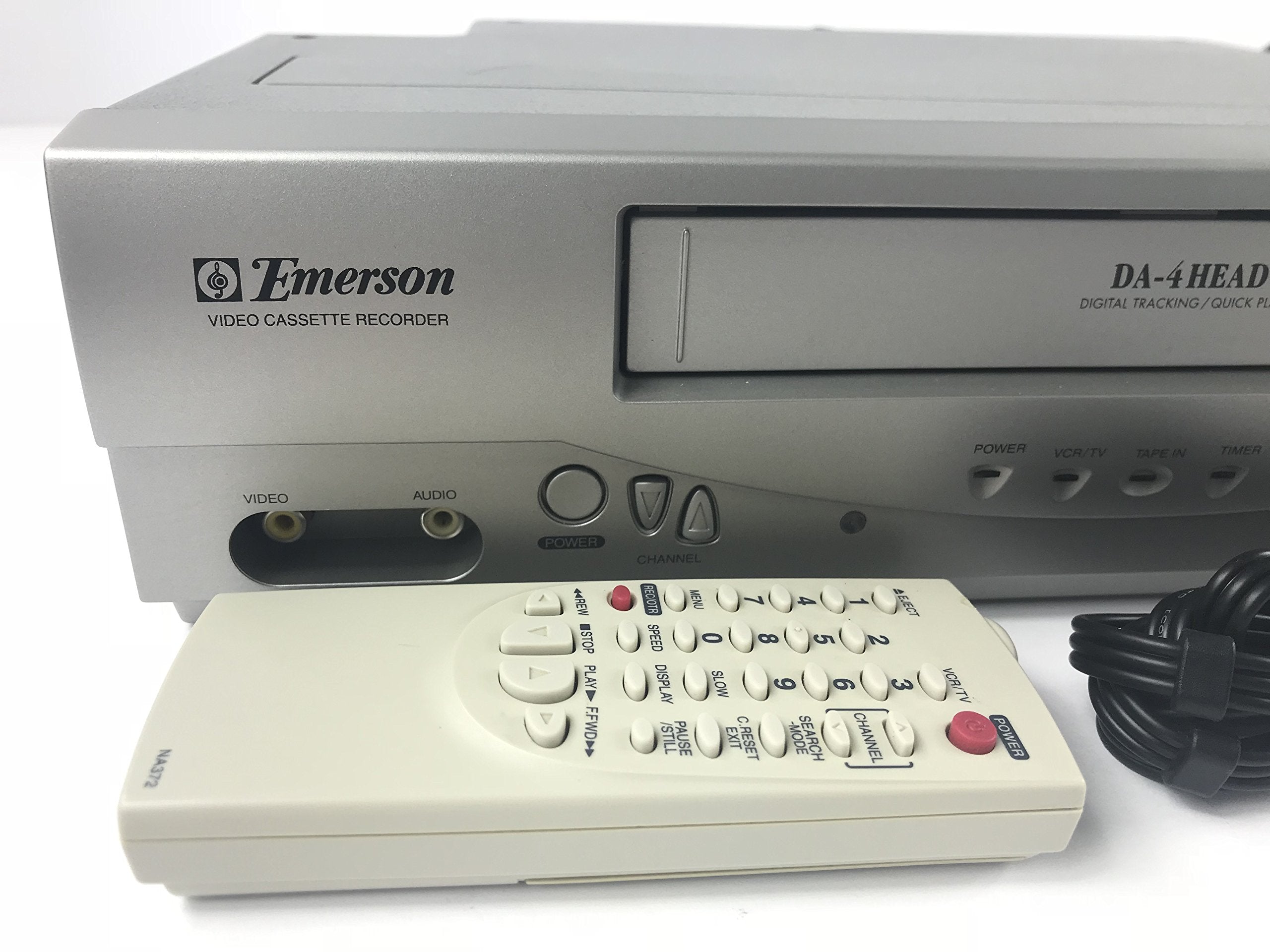 Emerson Ewv404 4-Head Video Cassette Recorder With On-Screen Programming Display