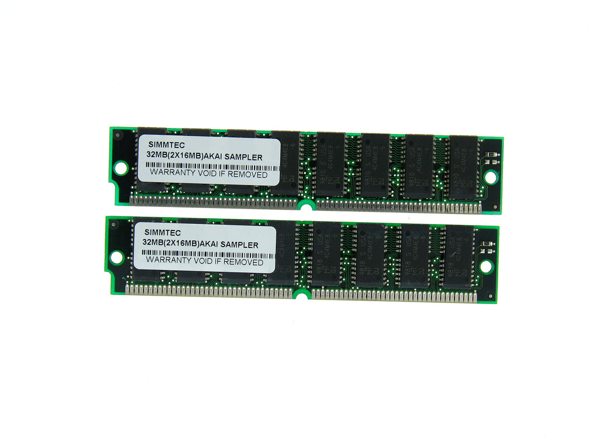 32Mb Sampler Memory Akai Mpc2000 Mpc2000Xl S3200Xl Cd3000Xl 2 X 16Mb Simm Ram