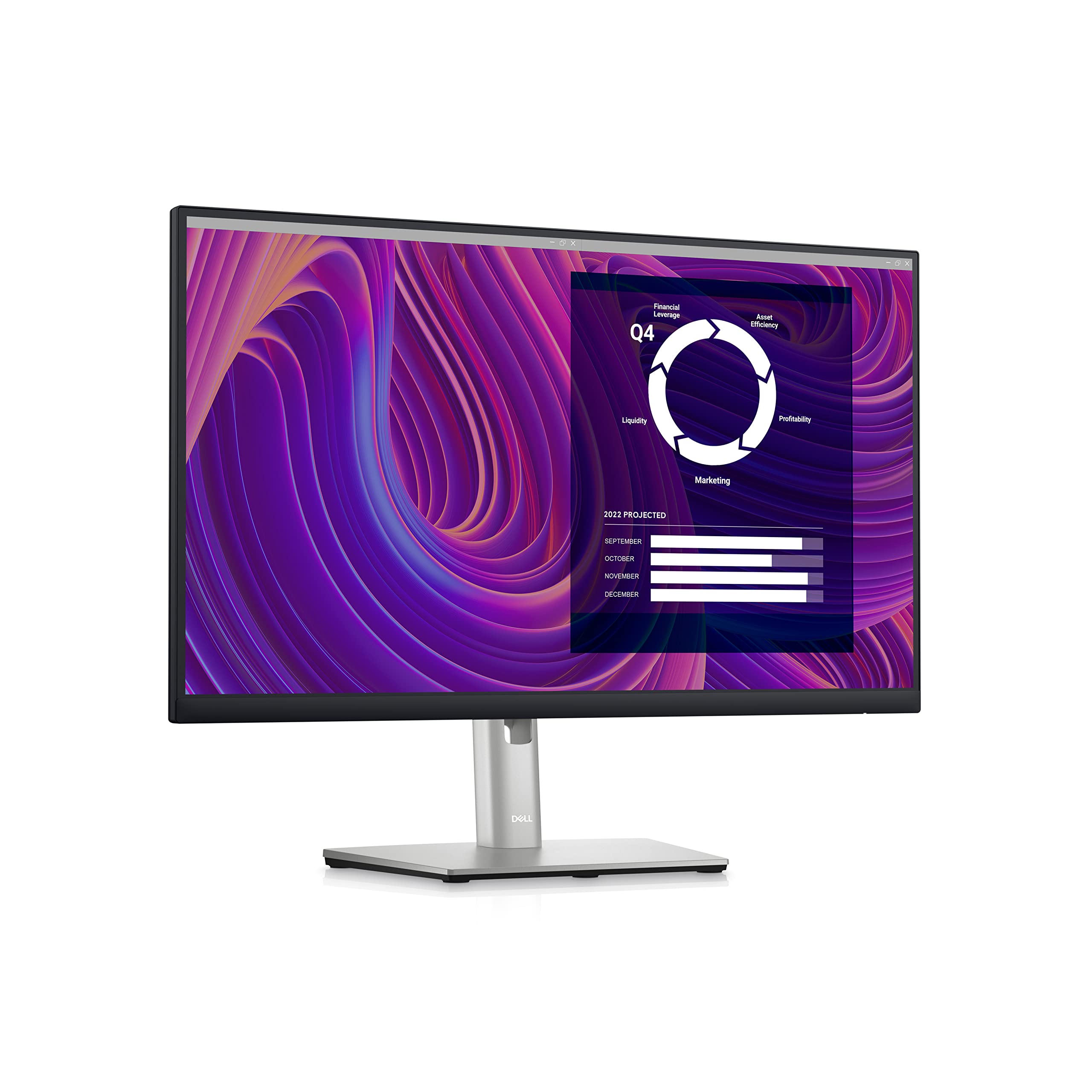 Dell P2423D Monitor - 23.80-Inches Qhd (2560 X 1440) 60Hz Display, Srgb 99%, 5Ms Response Time, Hdmi/Dp/Usb 3.2 Gen 1 Connectivi