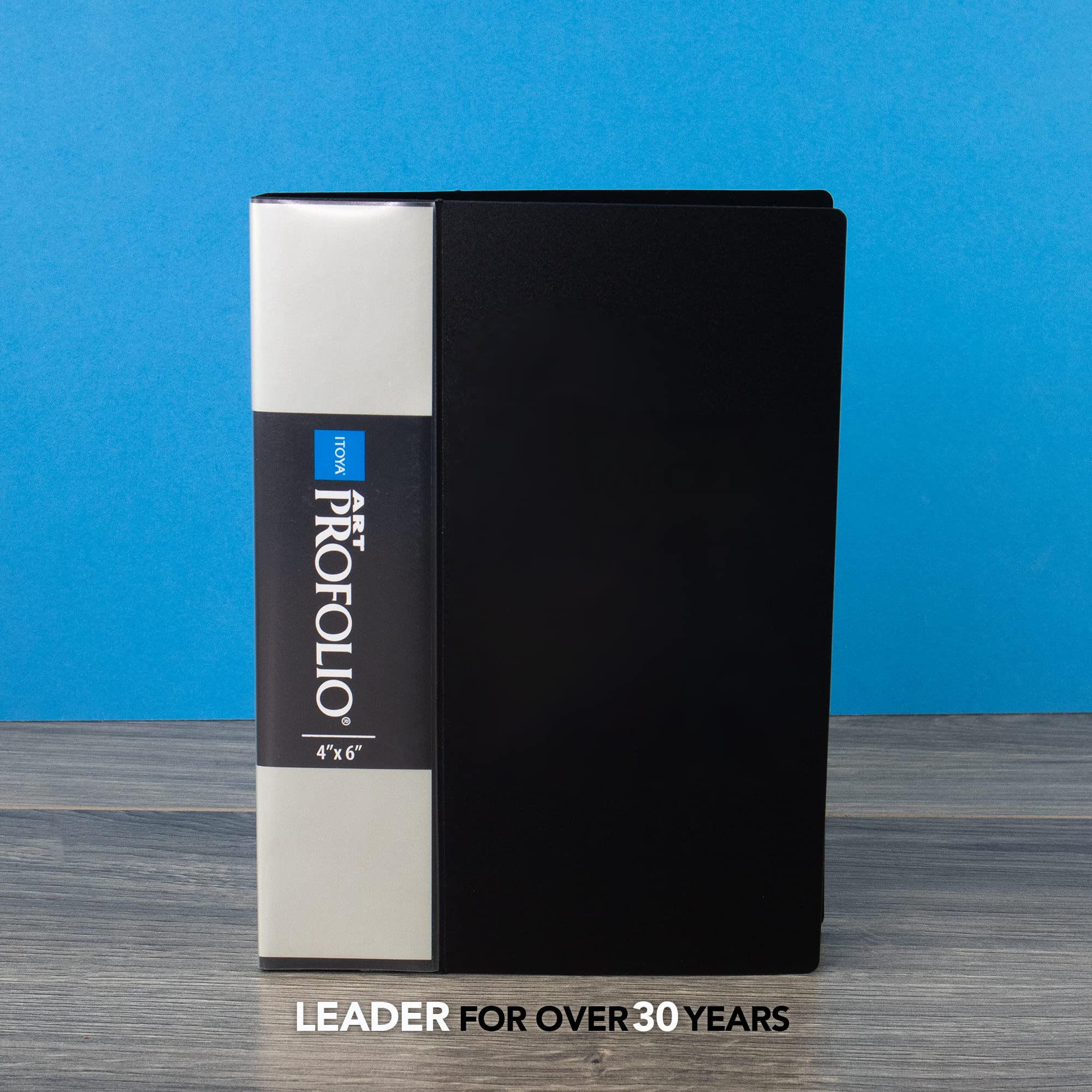 Itoya Original Art Profolio Black 4X6 Photo Album Book With 48 Pages   Small Photo Album 4X6 Art Portfolio Folder For Artwork