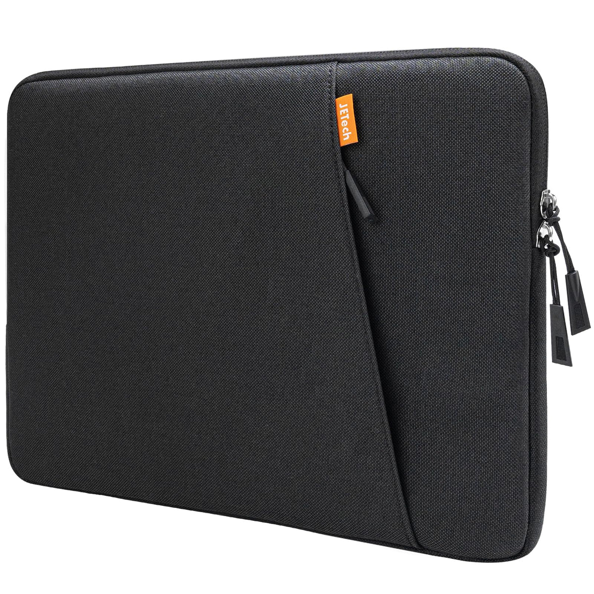 JETech Laptop Sleeve for 13.3-Inch MacBook Air/Pro, 14-Inch MacBook Pro M4 / M3 / M2 / M1 2021-2024, 13-13.6 Inch Notebook, Waterproof Shock Resistant Bag Case with Accessory Pocket (Black)