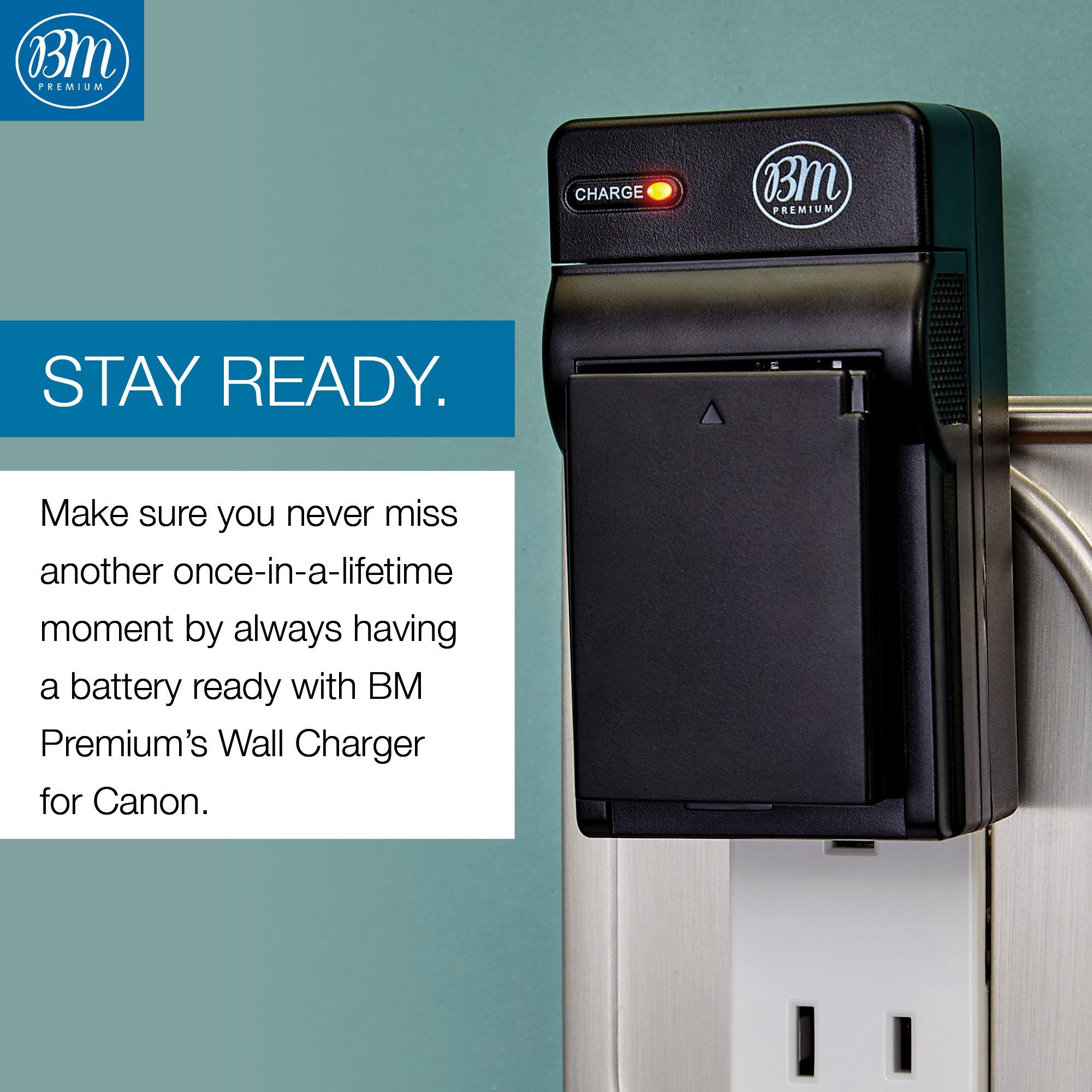 BM Premium LP-E10 Battery & Charger Kit for Canon EOS Rebel T3 T5 T6 T7 T100 1100D 1200D 1300D 2000D 400